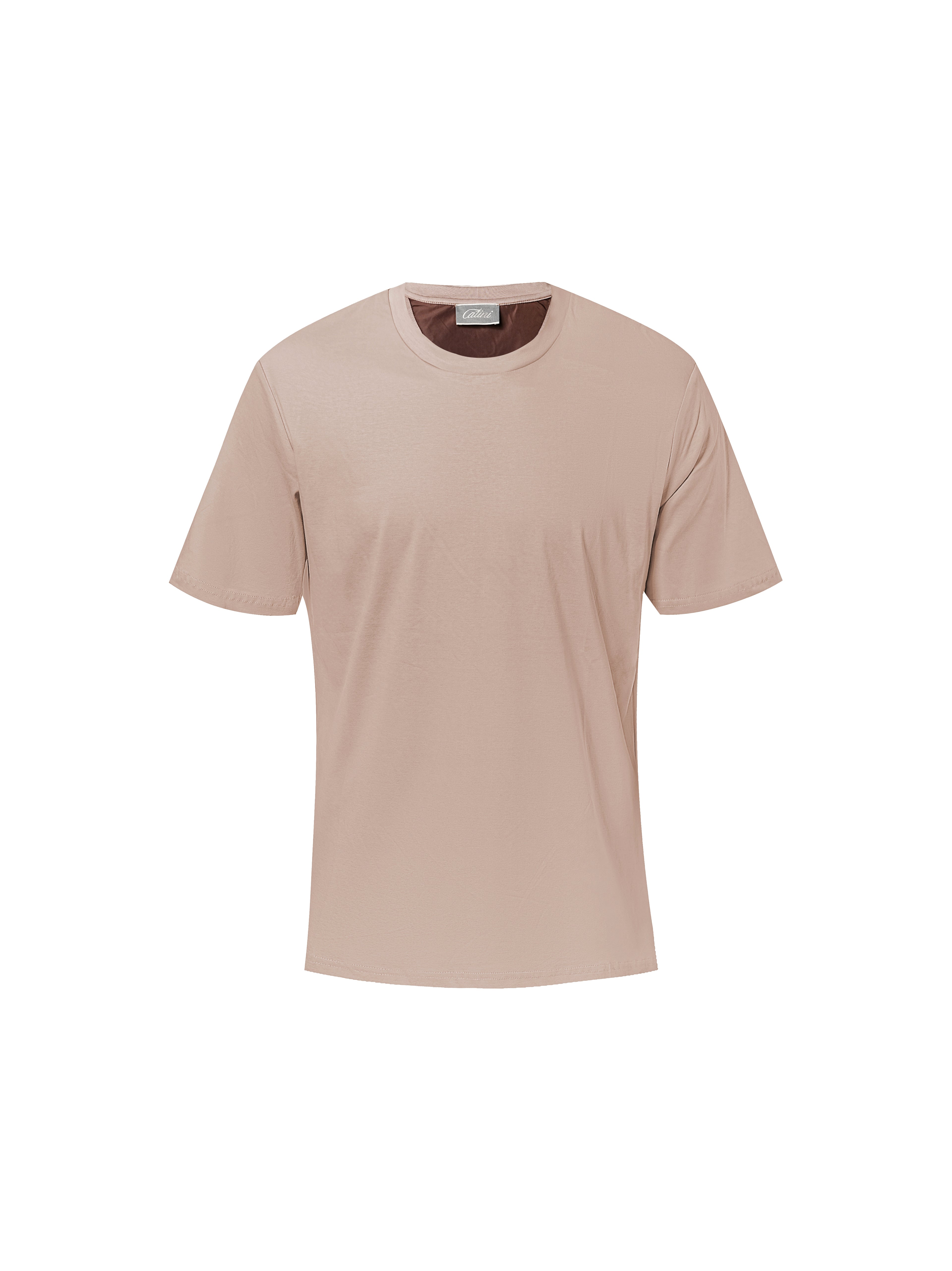 Catini Firenze Plain T-Shirt Mocha Latte