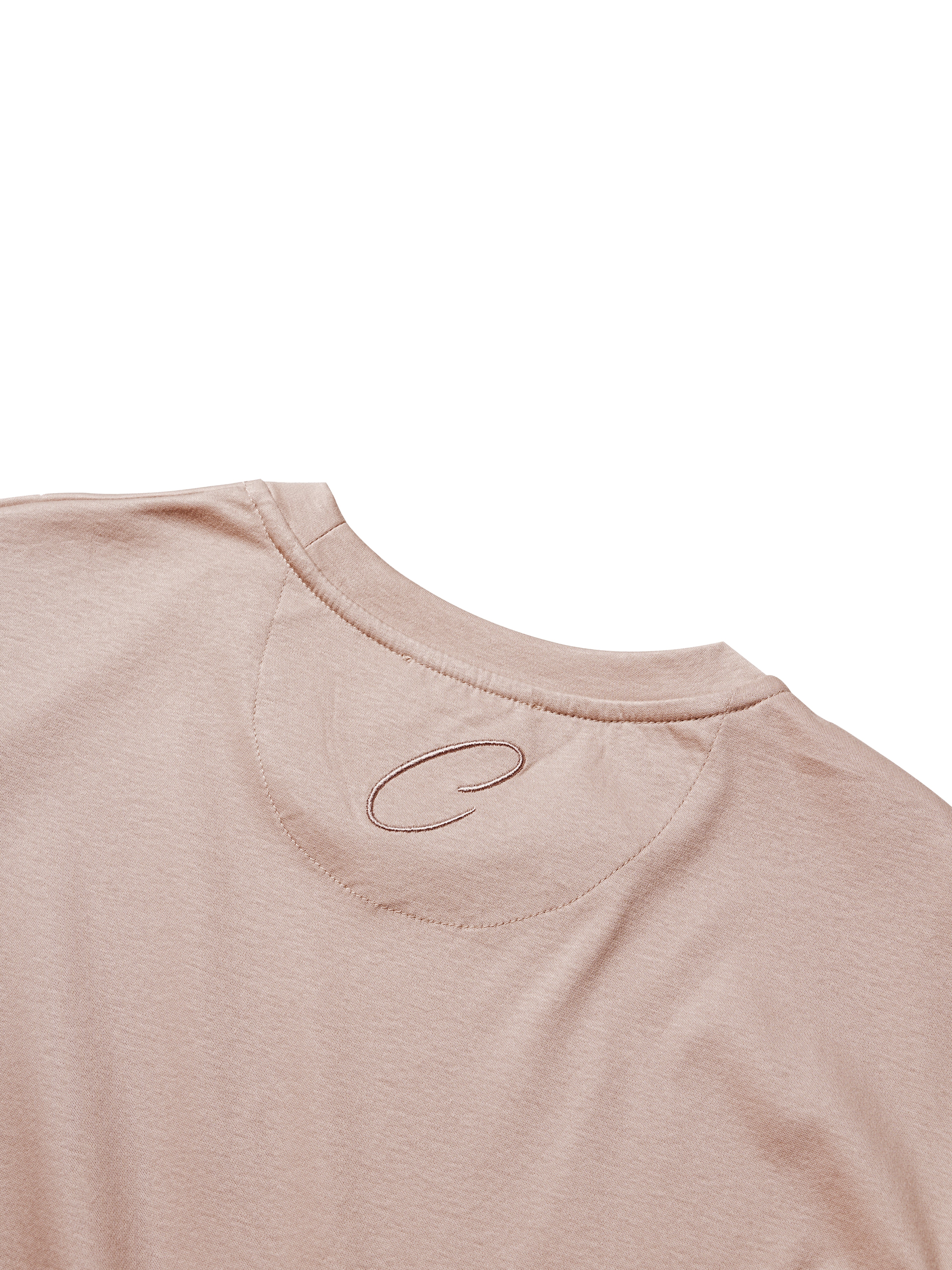 Catini Firenze Plain T-Shirt Mocha Latte