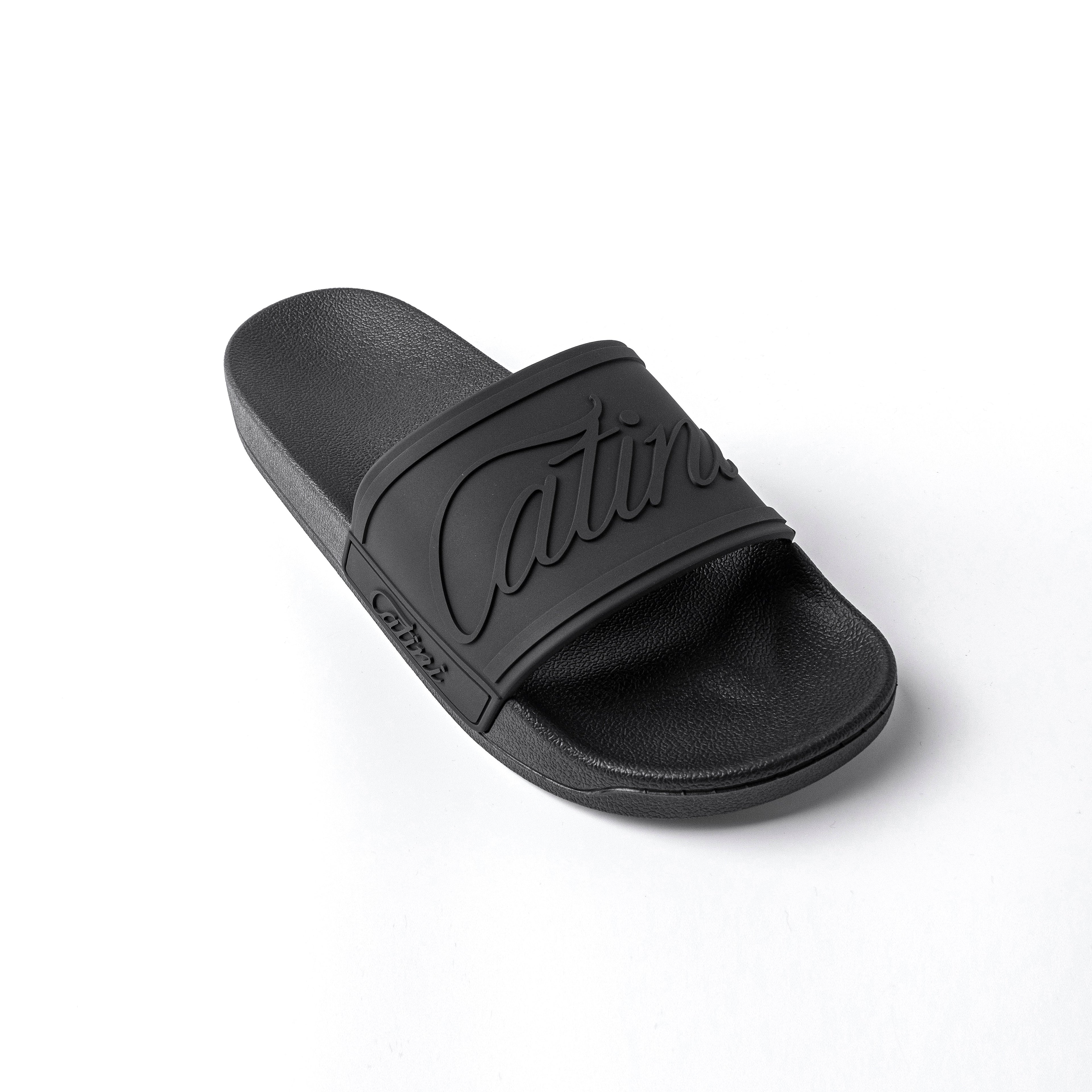 Catini Amalfi Pool Slides - Nero Black