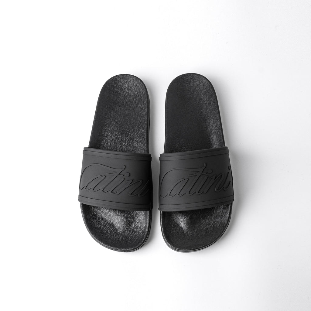 Catini Amalfi Pool Slides - Nero Black