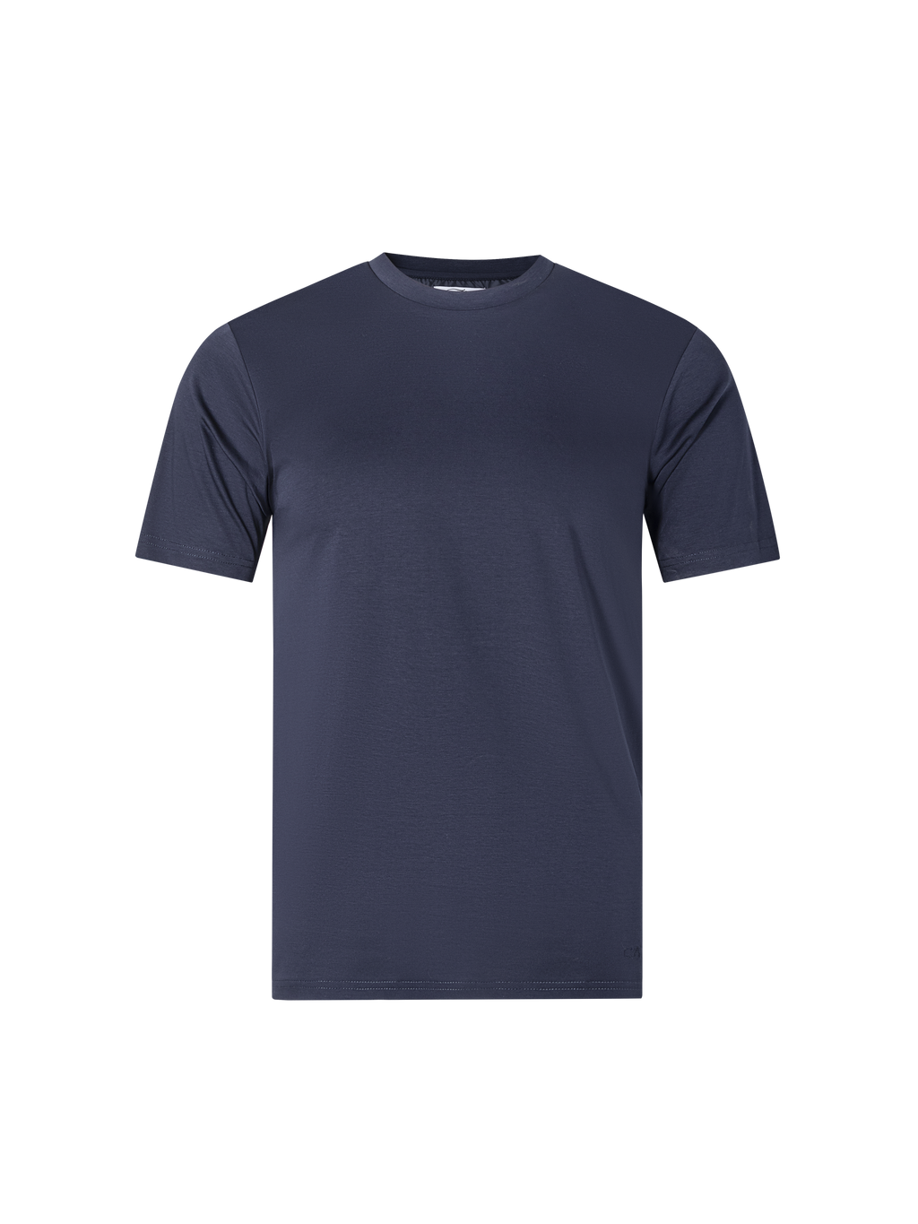 Catini Firenze Luxury Mercerised Cotton T-Shirt Navy Blue