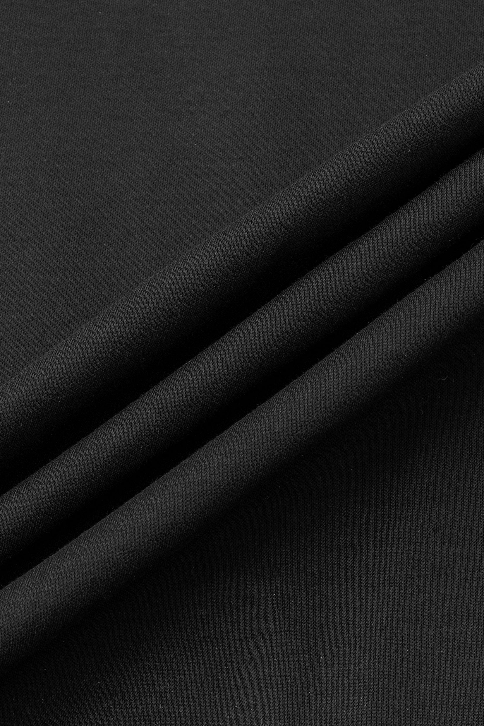 Catini Firenze Luxury Mercerised Cotton Pocket T-Shirt Nero Black