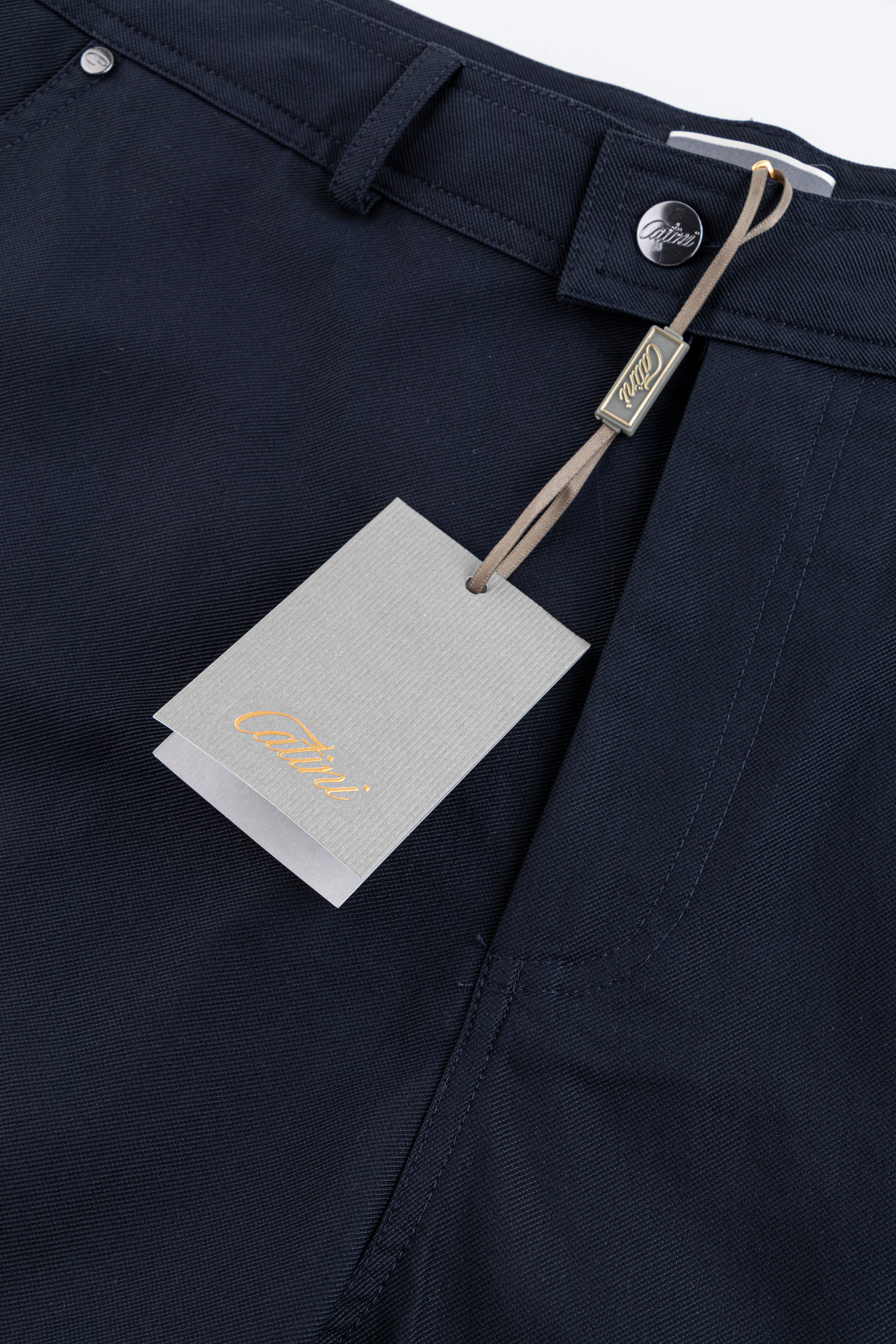 Catini Alcorto Chino Shorts Navy Blue