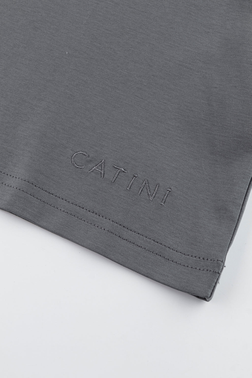 Catini Firenze Plain T-Shirt Grigio Grey