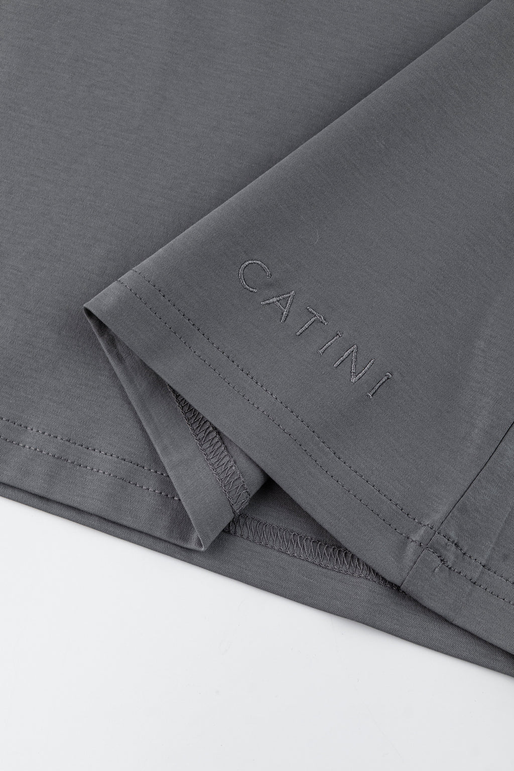 Catini Firenze Plain T-Shirt Grigio Grey