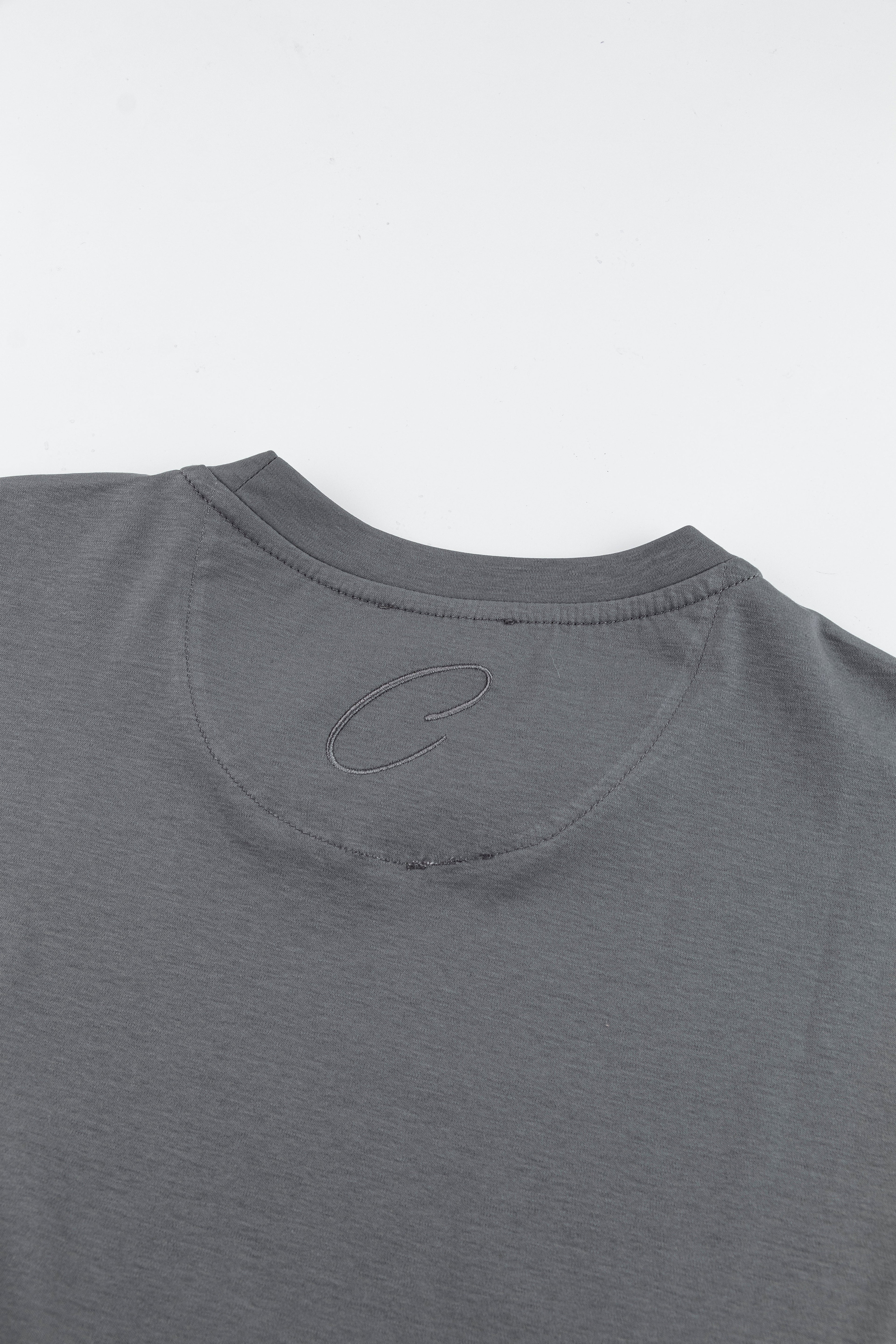 Catini Firenze Plain T-Shirt Grigio Grey