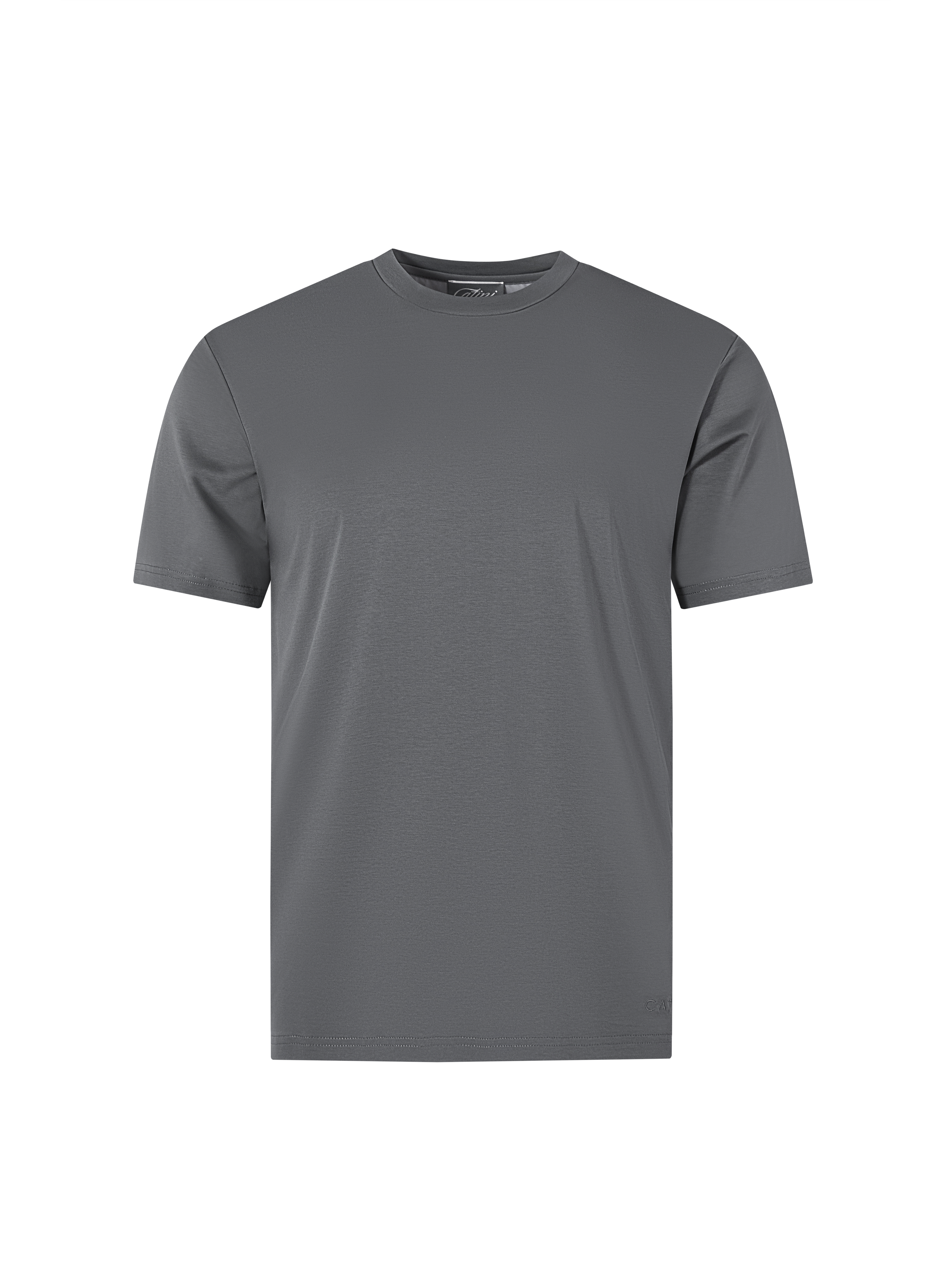 Catini Firenze Plain T-Shirt Grigio Grey
