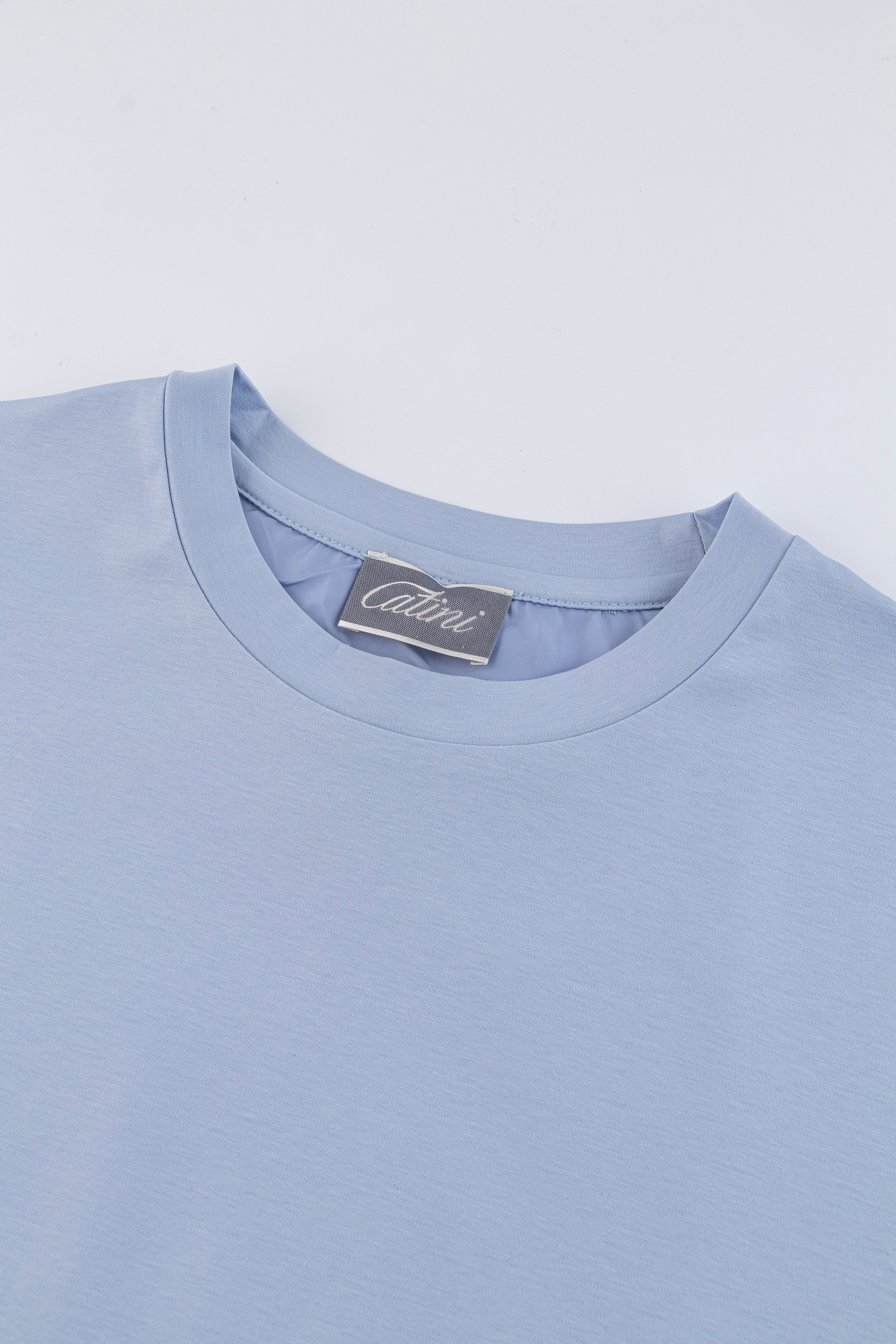 Catini Firenze Plain T-Shirt Light Blue