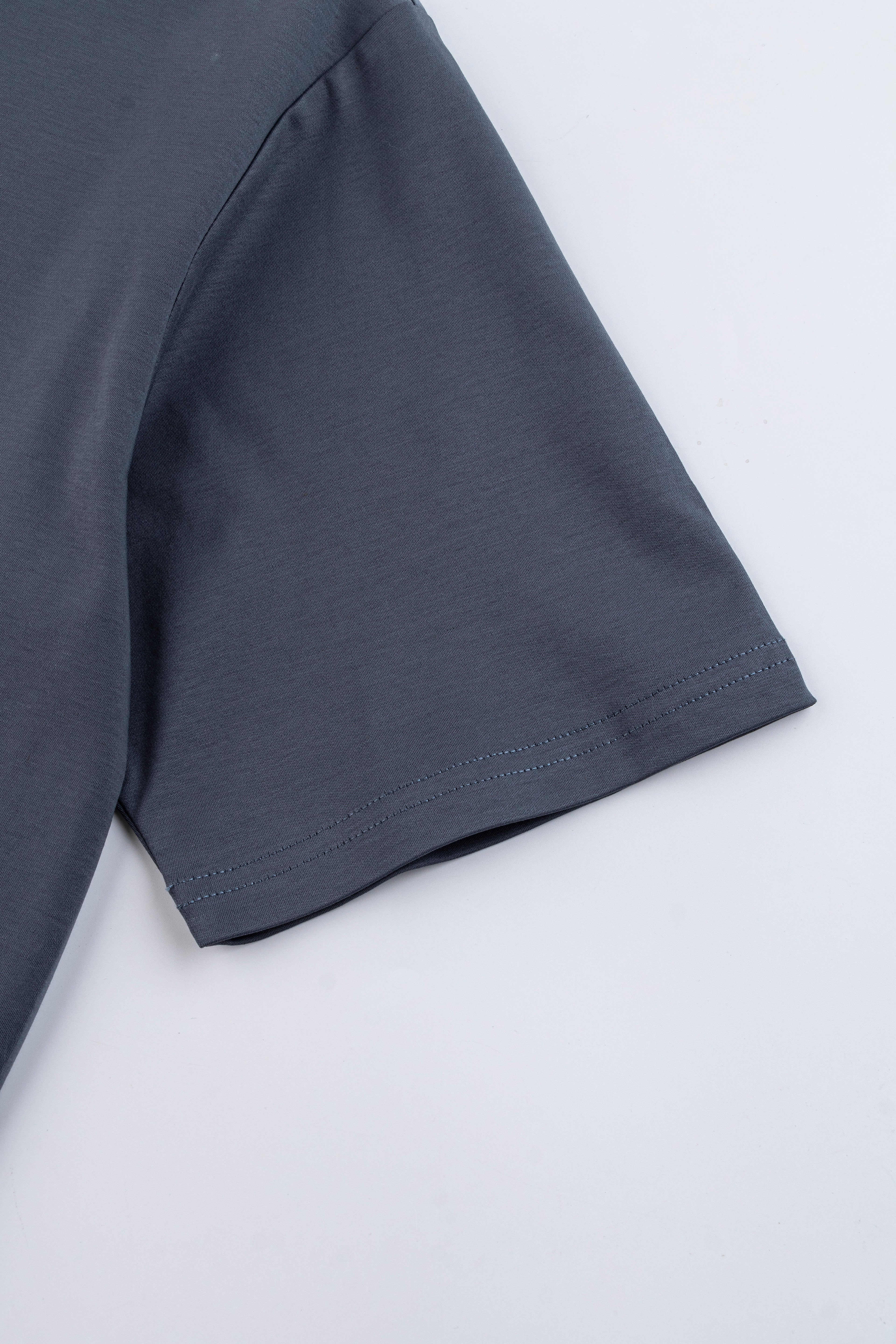 Catini Firenze Plain T-Shirt Steel Blue