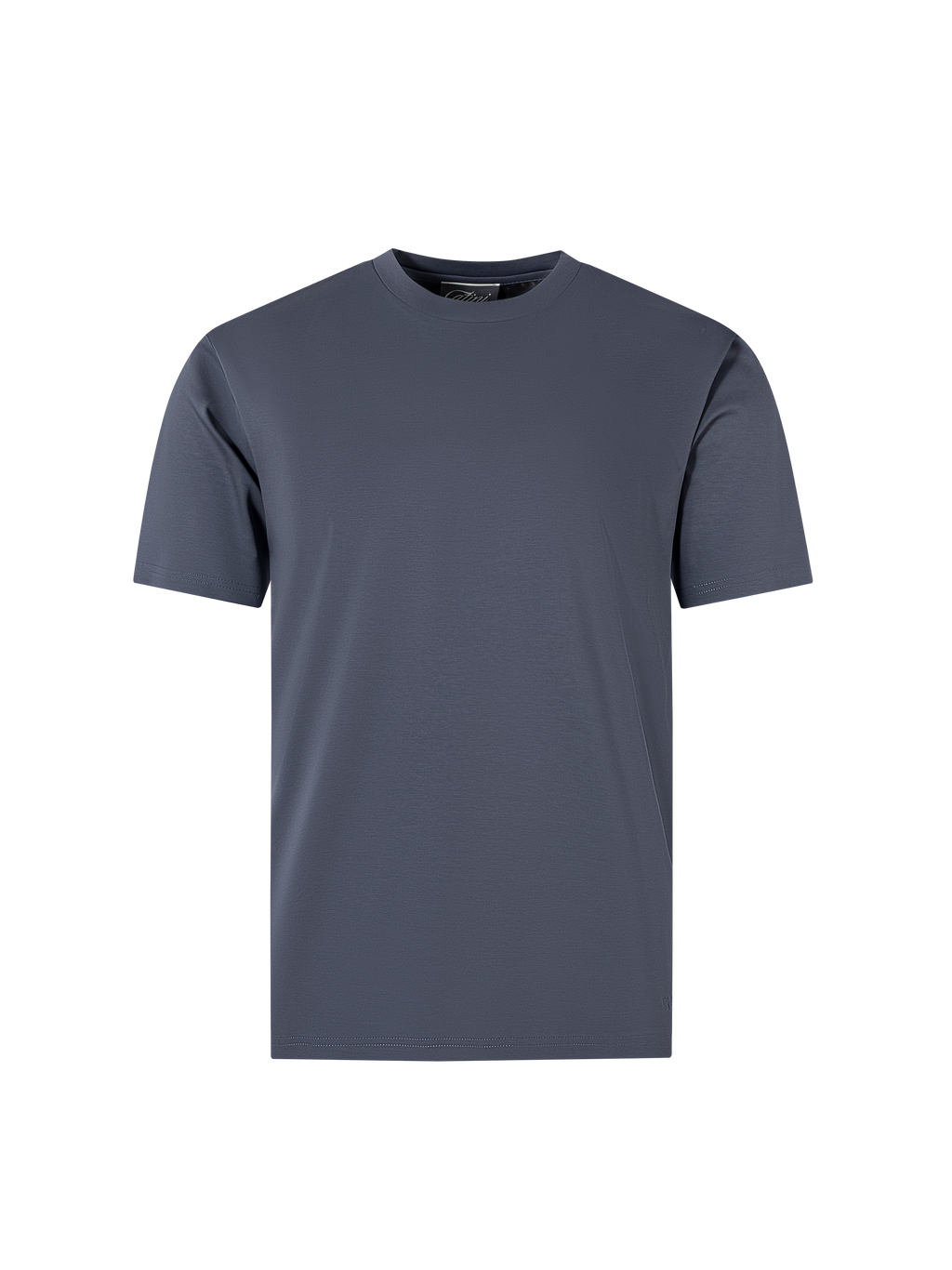 Catini Firenze Plain T-Shirt Steel Blue