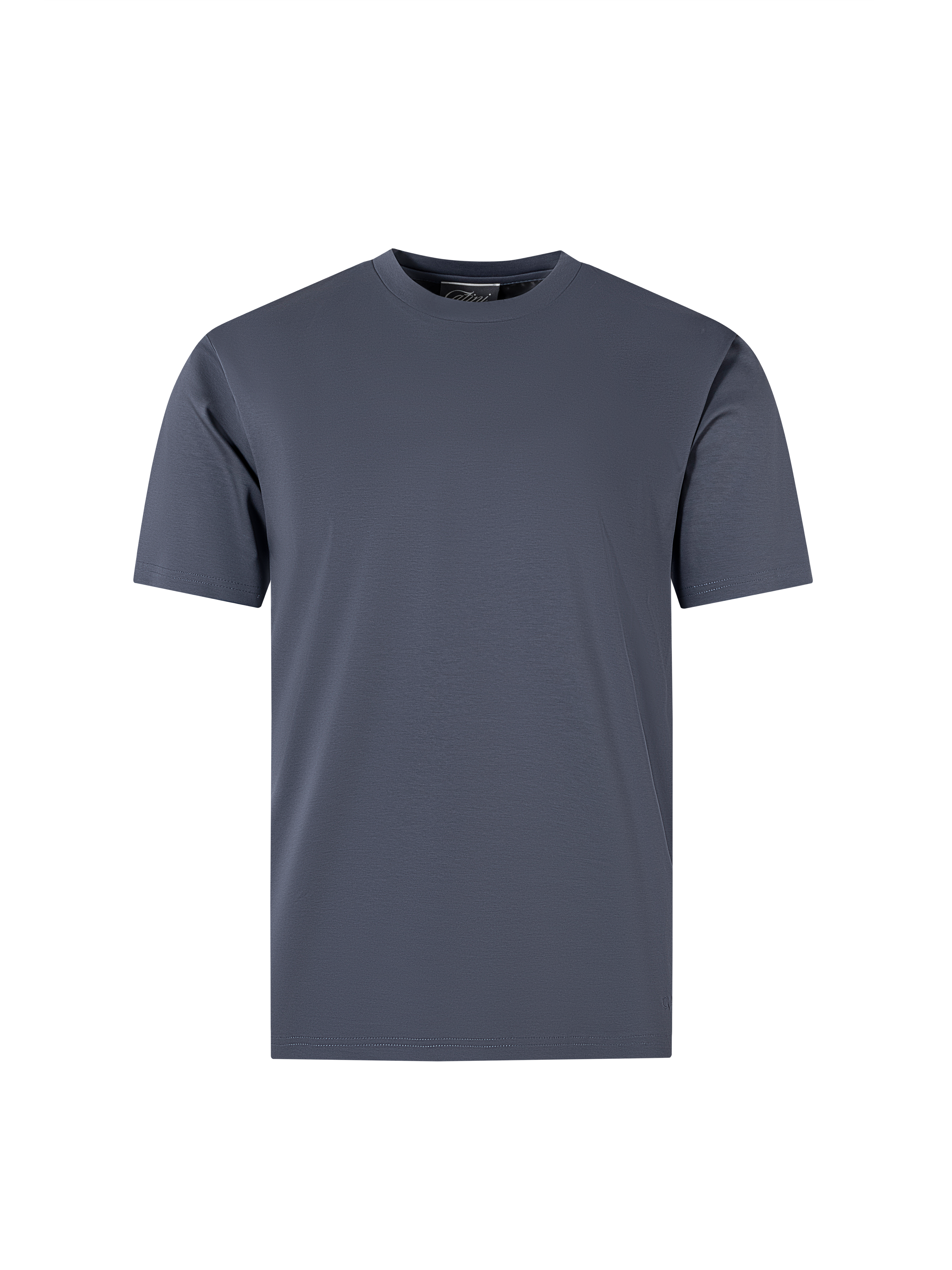 Catini Firenze Plain T-Shirt Steel Blue