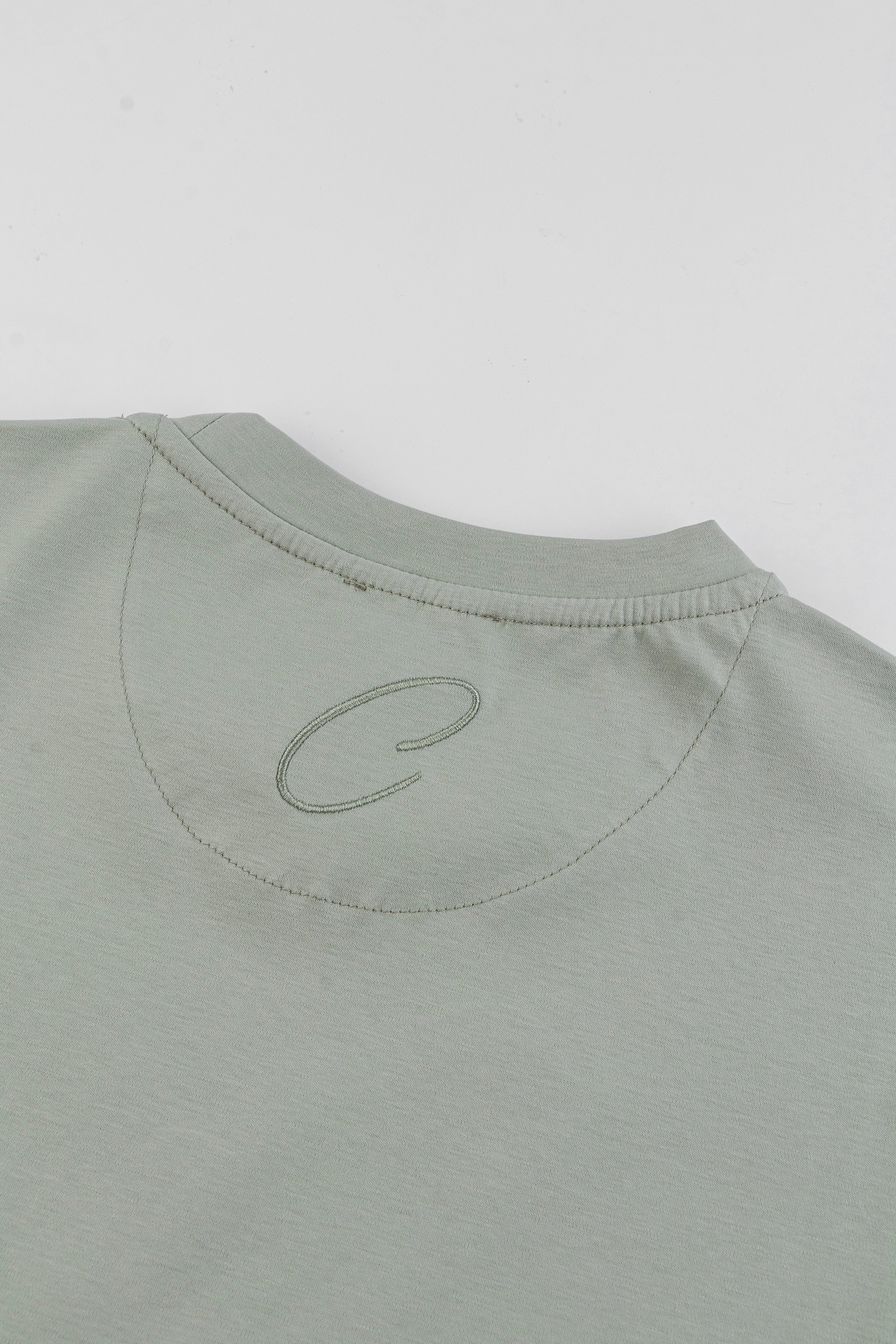 Catini Firenze Plain T-Shirt Soft Emerald