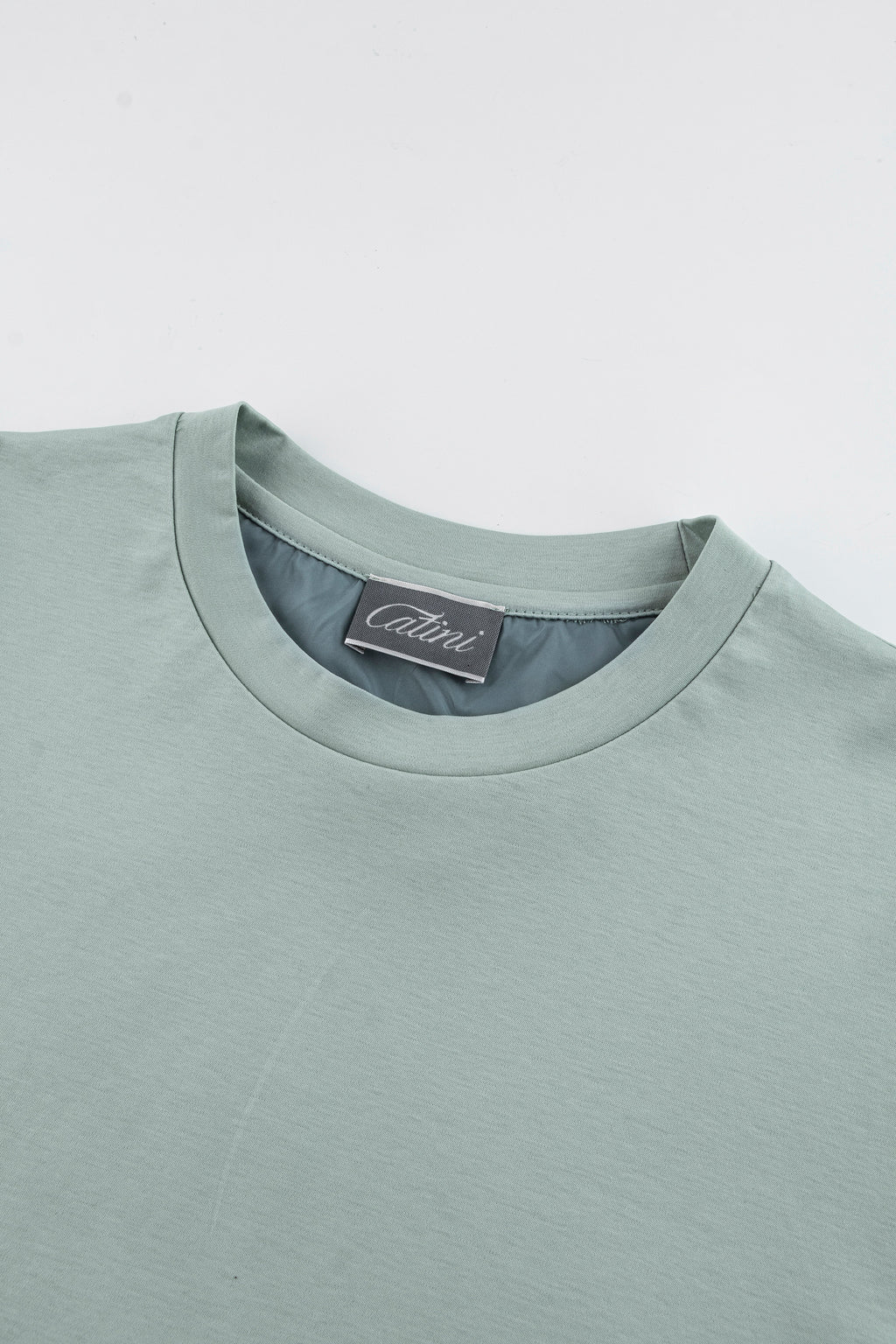 Catini Firenze Plain T-Shirt Frosted Jade