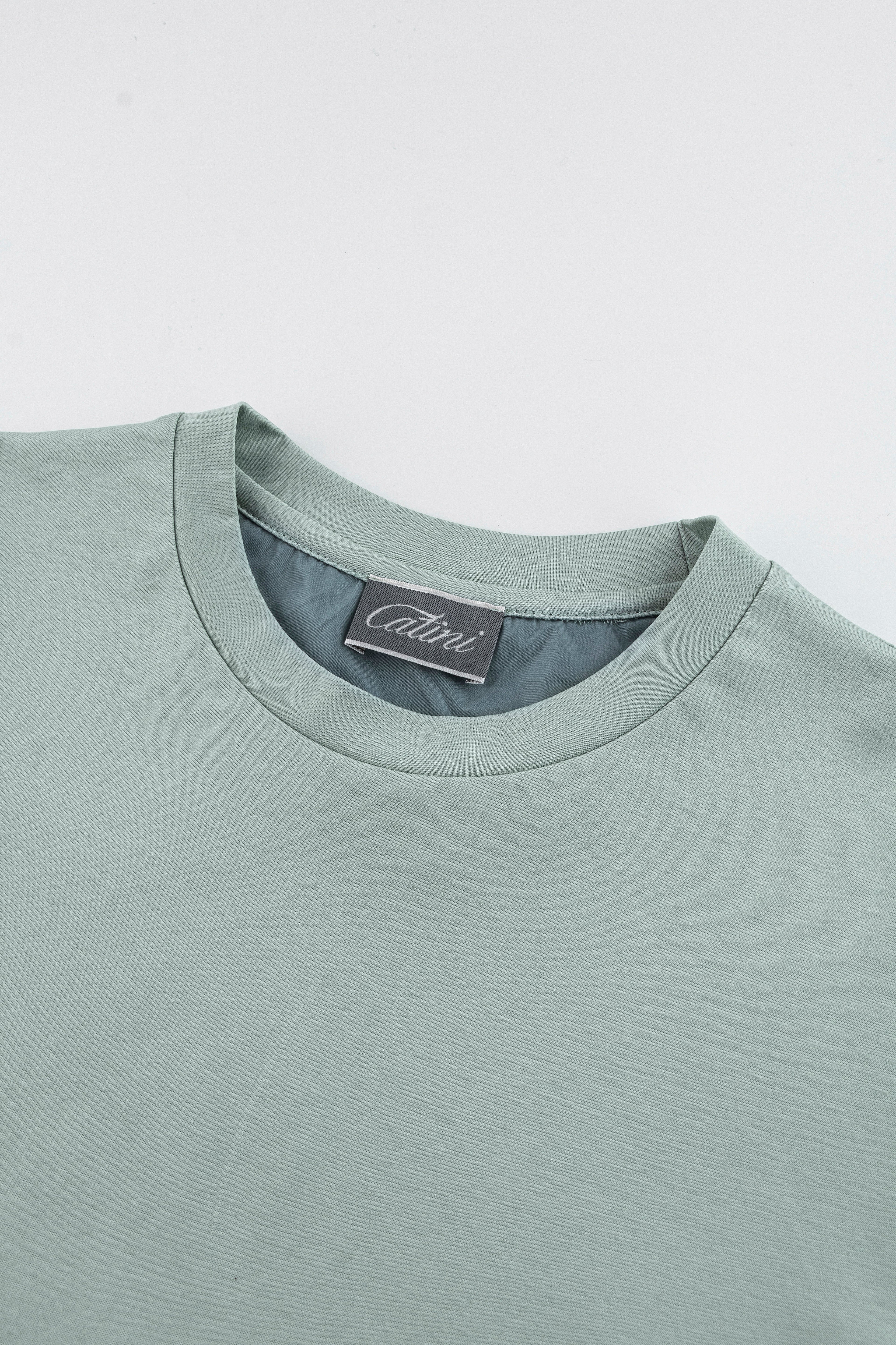 Catini Firenze Plain T-Shirt Frosted Jade