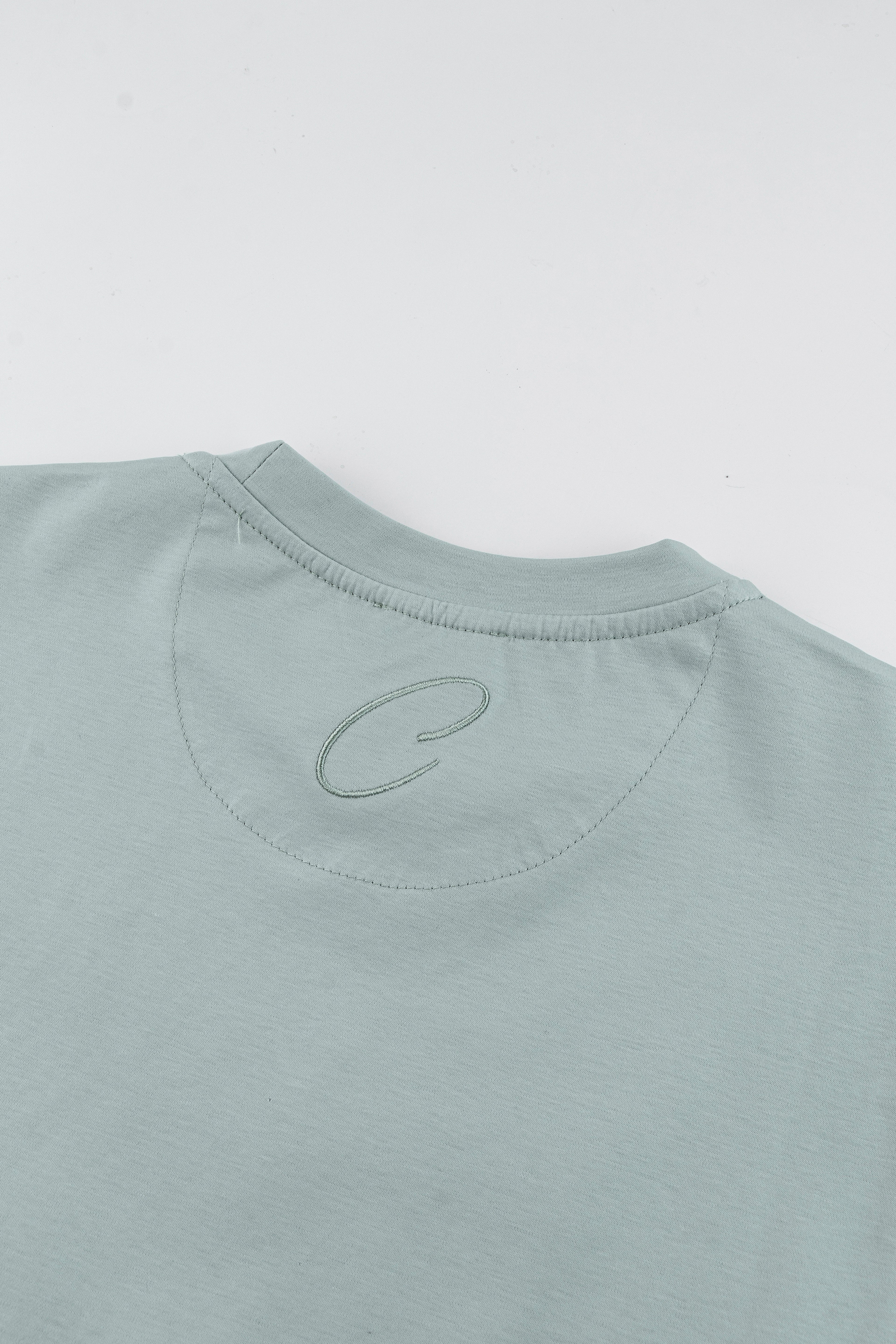 Catini Firenze Plain T-Shirt Frosted Jade