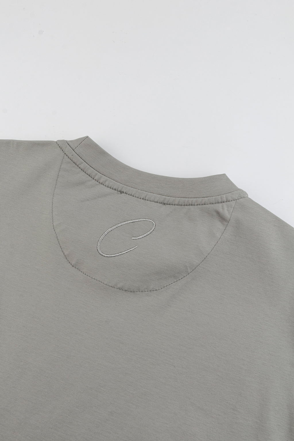 Catini Firenze Plain T-Shirt Stone Grey