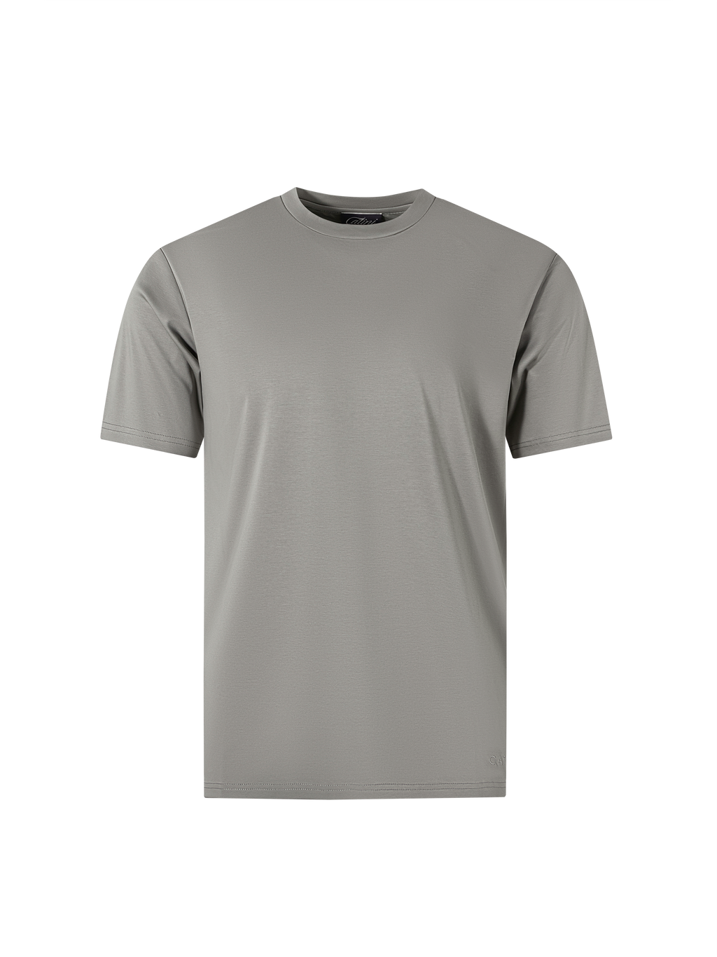 Catini Firenze Plain T-Shirt Stone Grey