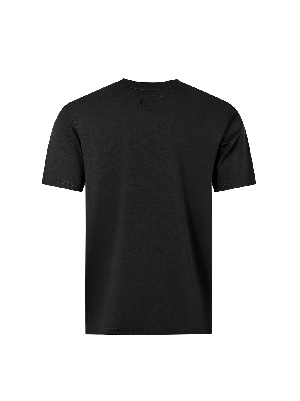 Catini Firenze Nylon Shoulder Panel T-Shirt Black/Navy Blue Soulder Panels