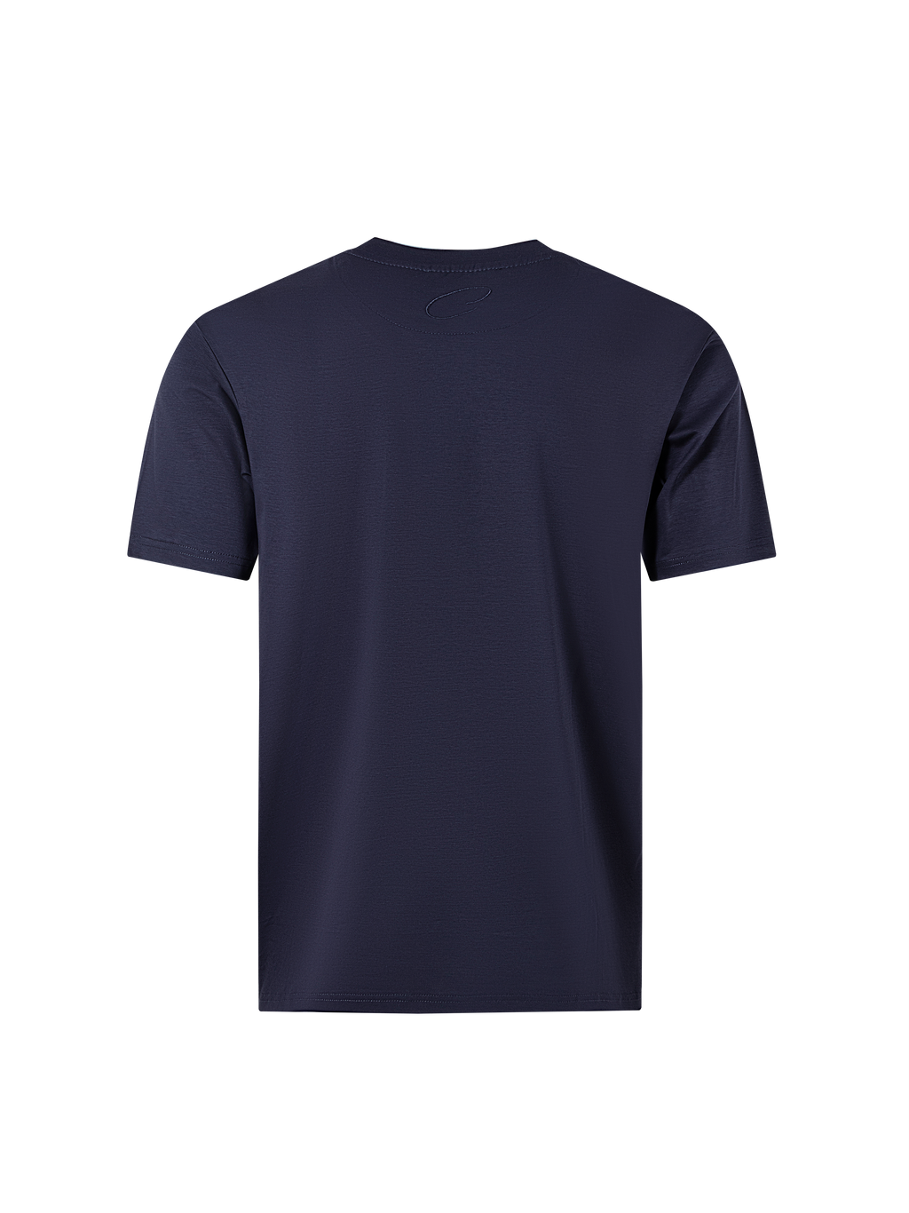 Catini Firenze Nylon Shoulder Panel T-Shirt Navy Blue