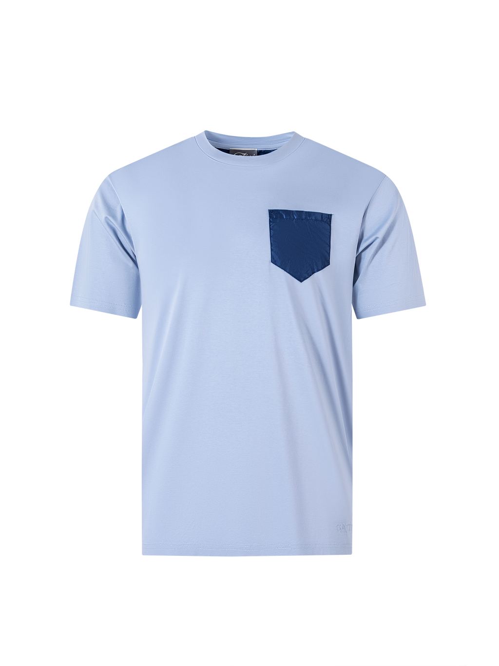 Catini Firenze Pocket T-Shirt Light Blue/Navy Blue