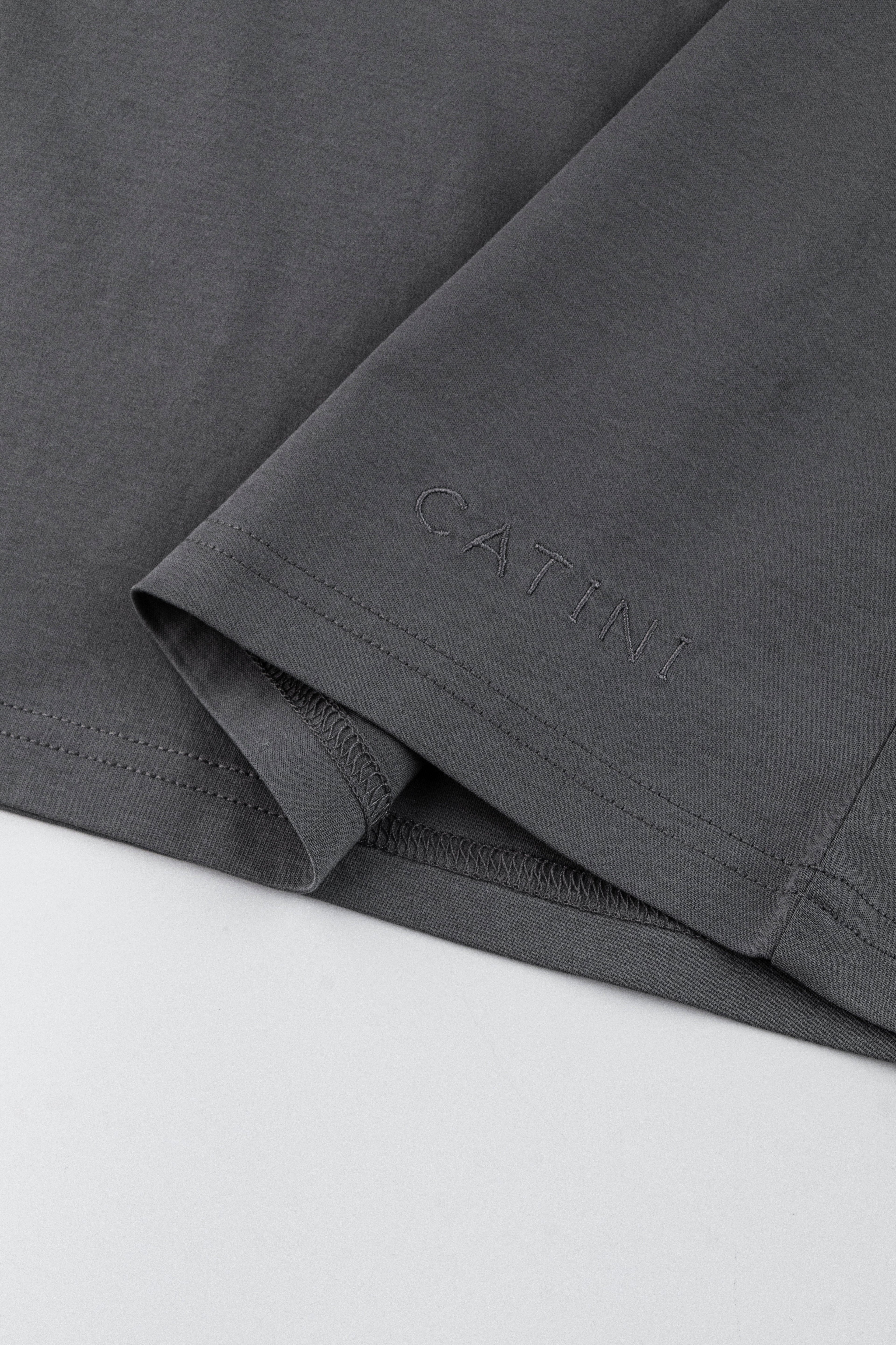Catini Firenze Pocket T-Shirt Dark Grigio Grey