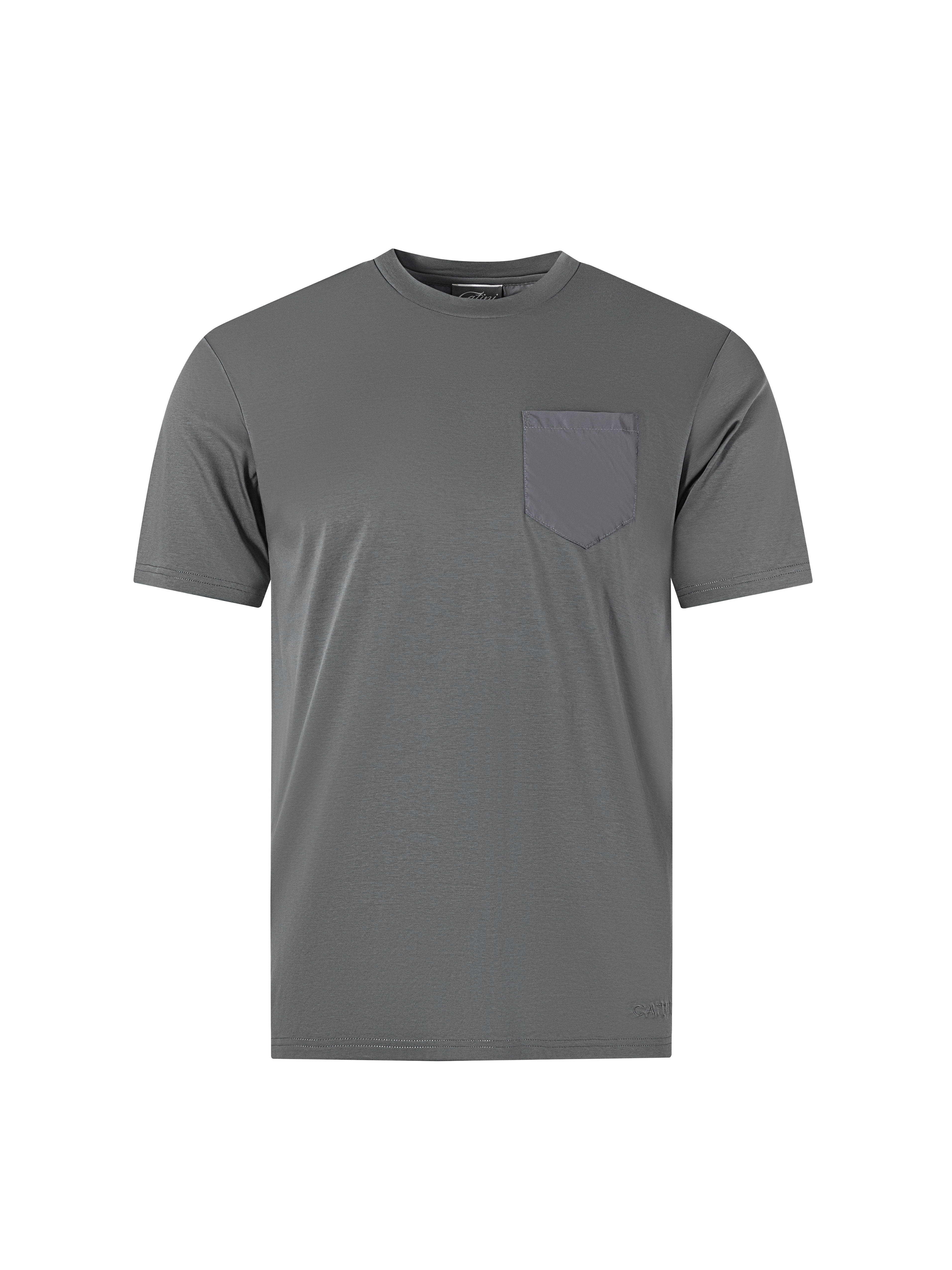 Catini Firenze Pocket T-Shirt Dark Grigio Grey