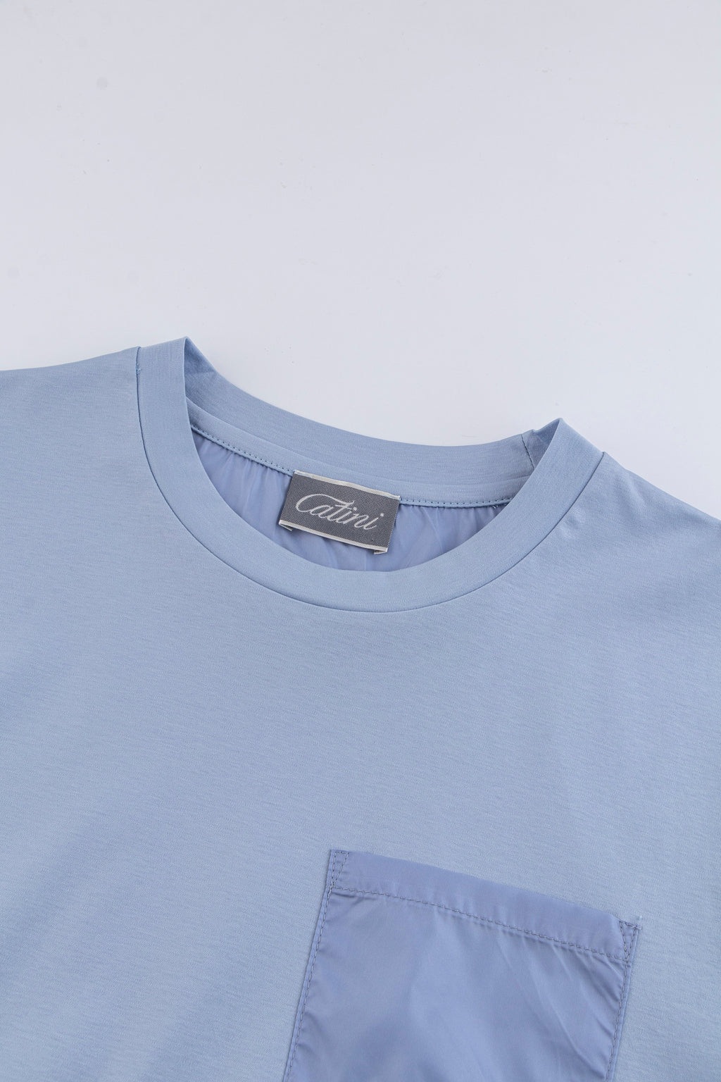 Catini Firenze Pocket T-Shirt Light Blue
