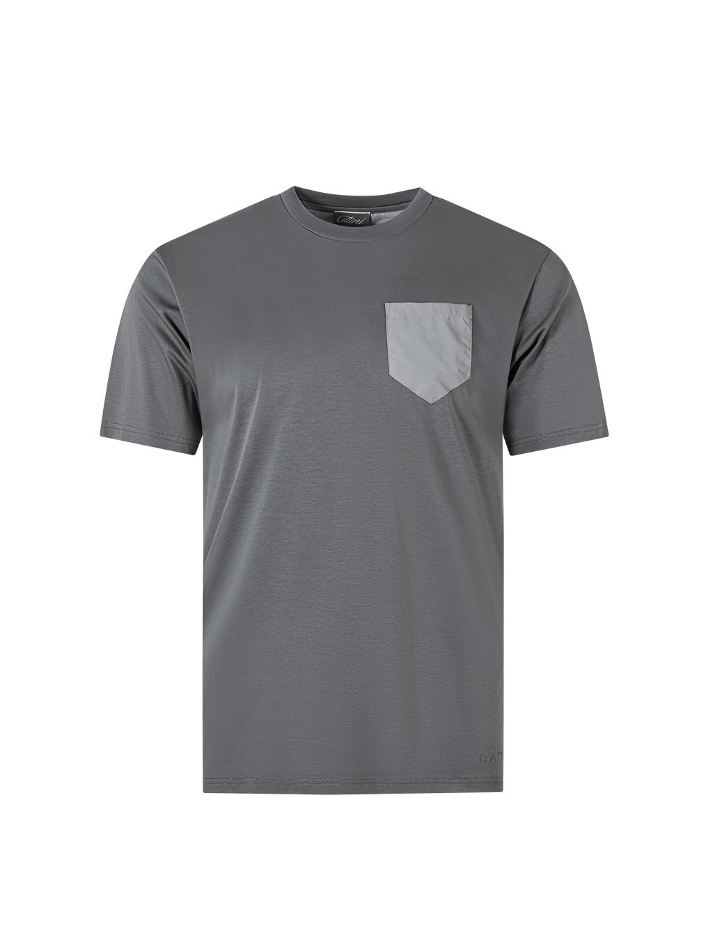 Catini Firenze Pocket T-Shirt Grigio Grey/Light Grey
