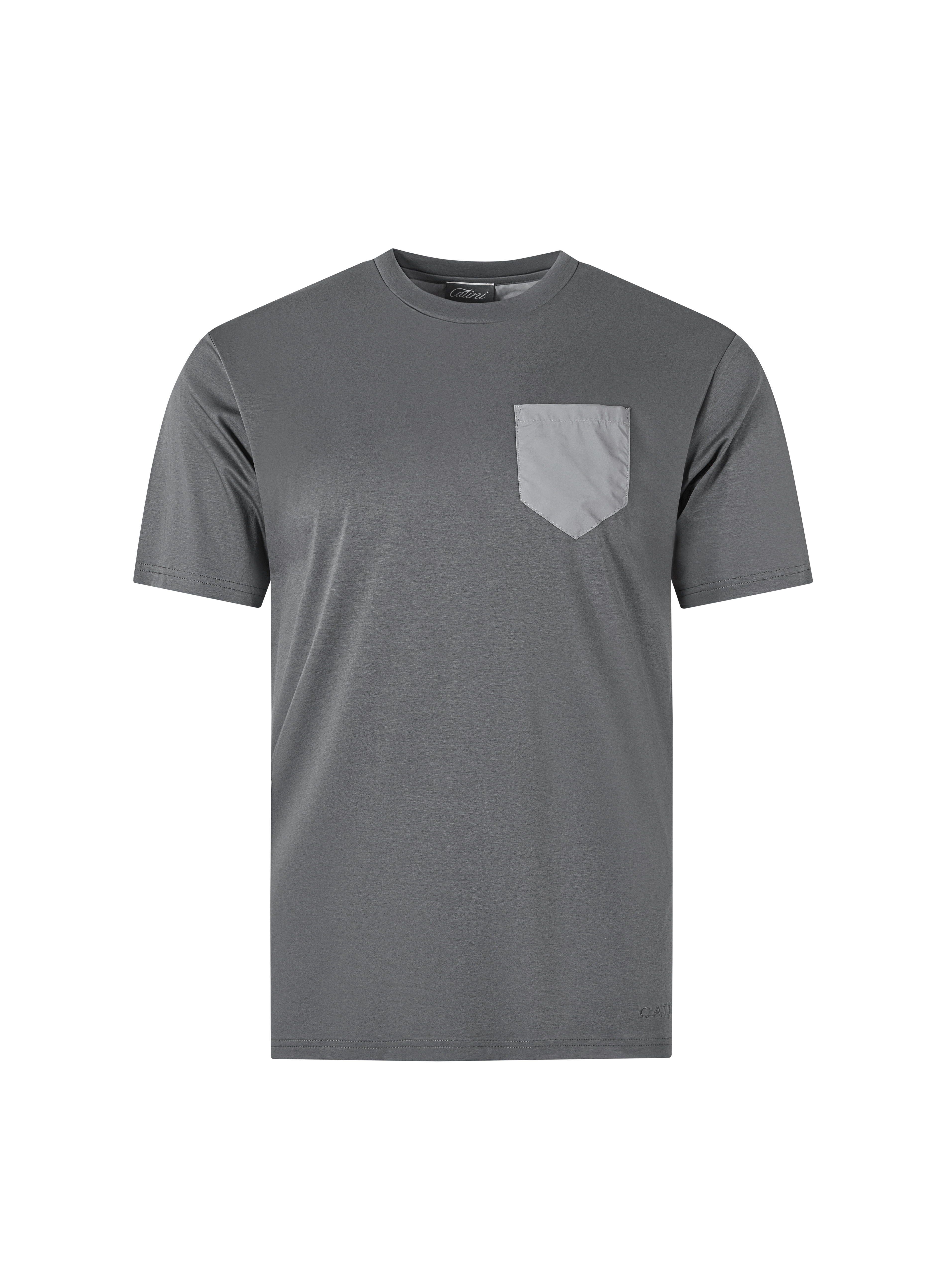 Catini Firenze Pocket T-Shirt Grigio Grey/Light Grey