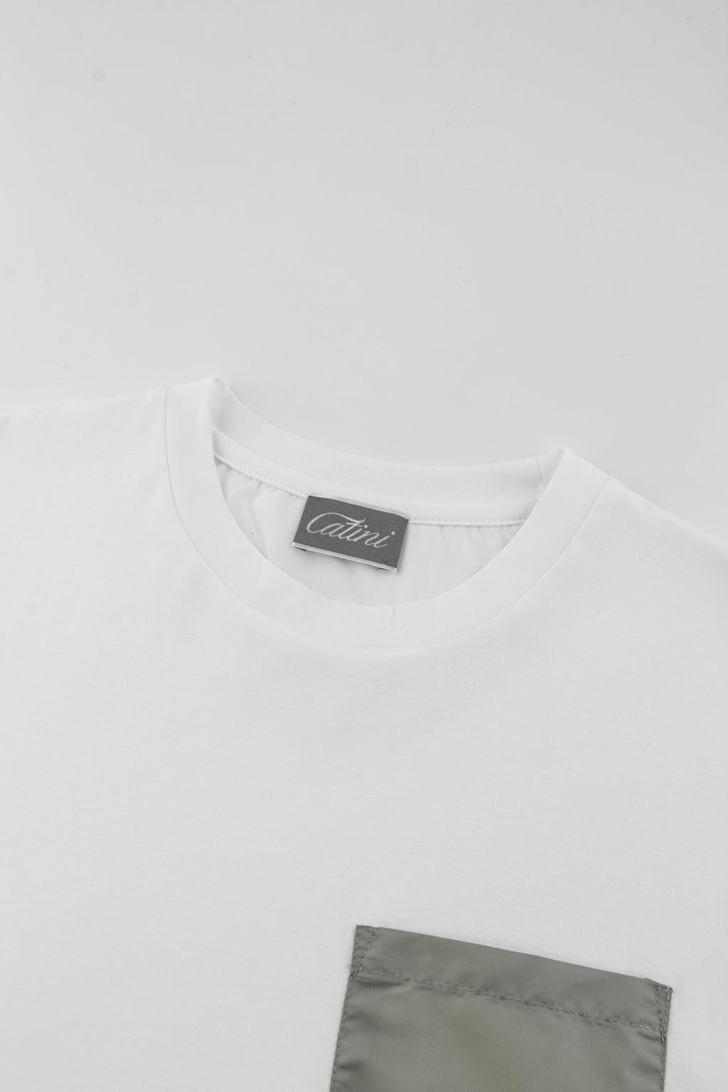 Catini Firenze Pocket T-Shirt White/Arenaria Beige