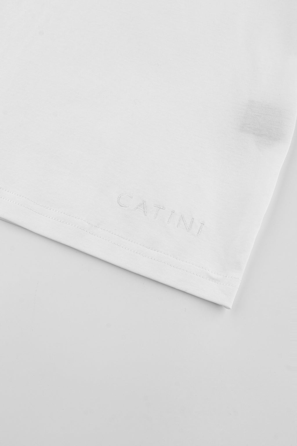 Catini Firenze Pocket T-Shirt White/Arenaria Beige