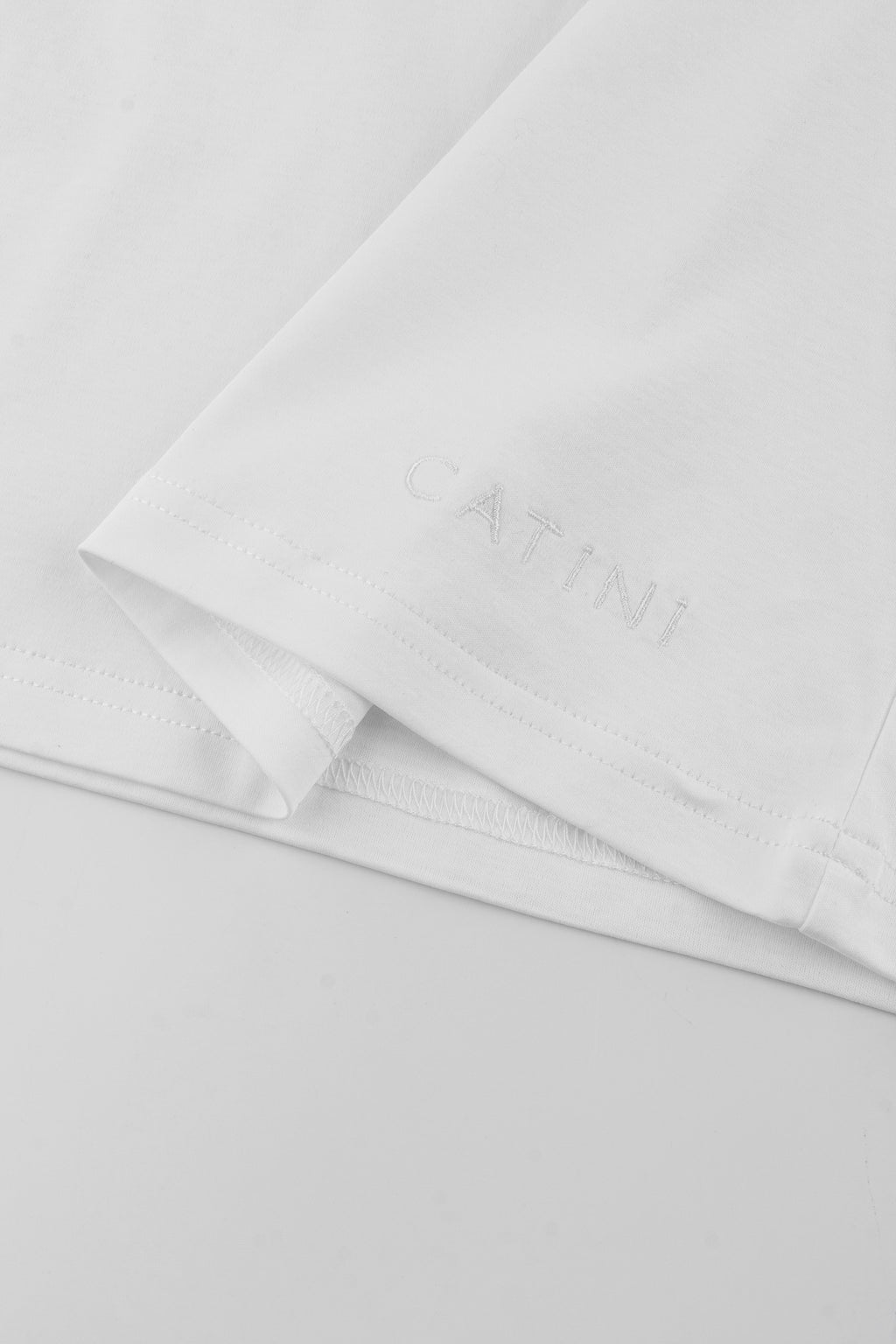 Catini Firenze Pocket T-Shirt White/Arenaria Beige