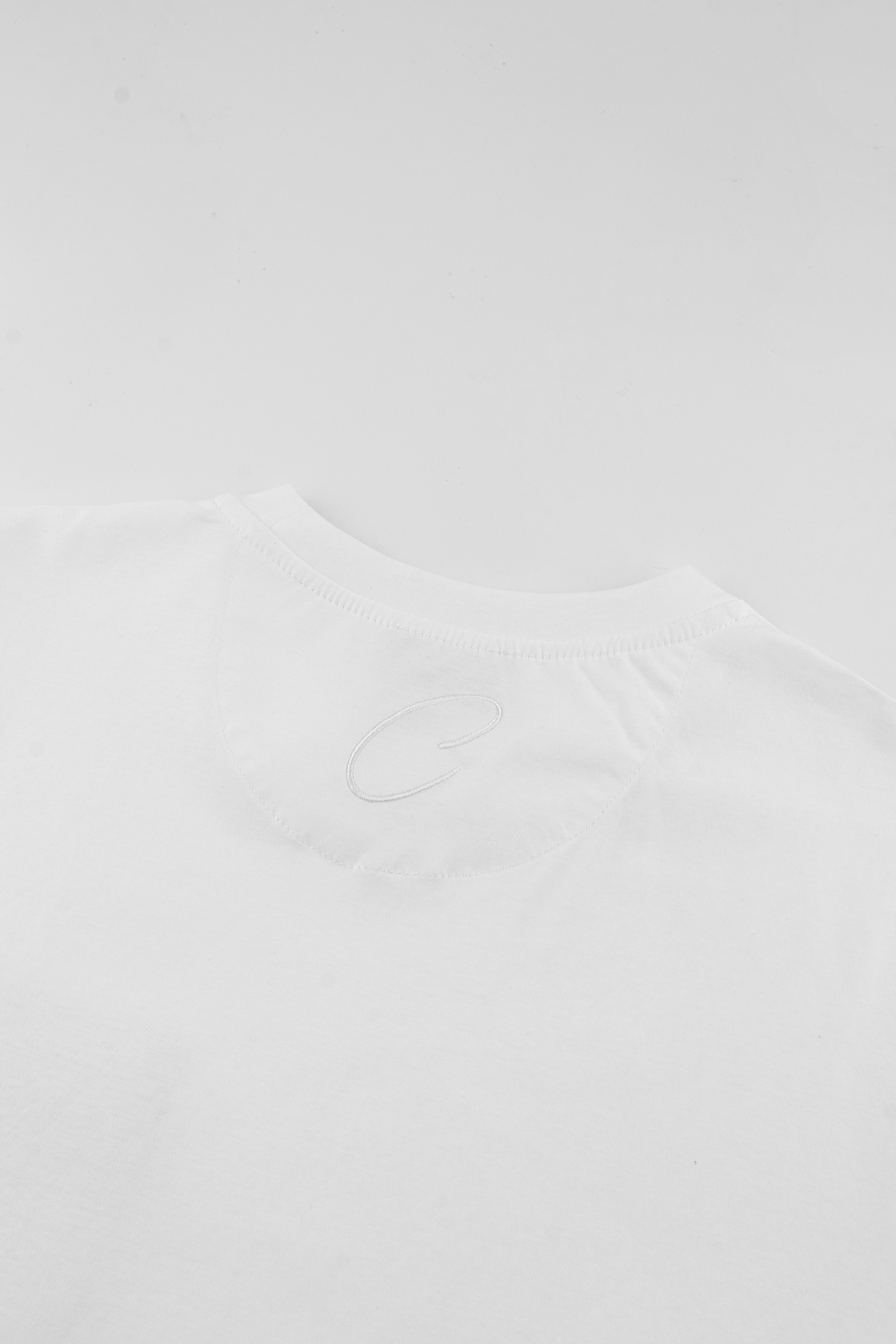 Catini Firenze Pocket T-Shirt White/Arenaria Beige