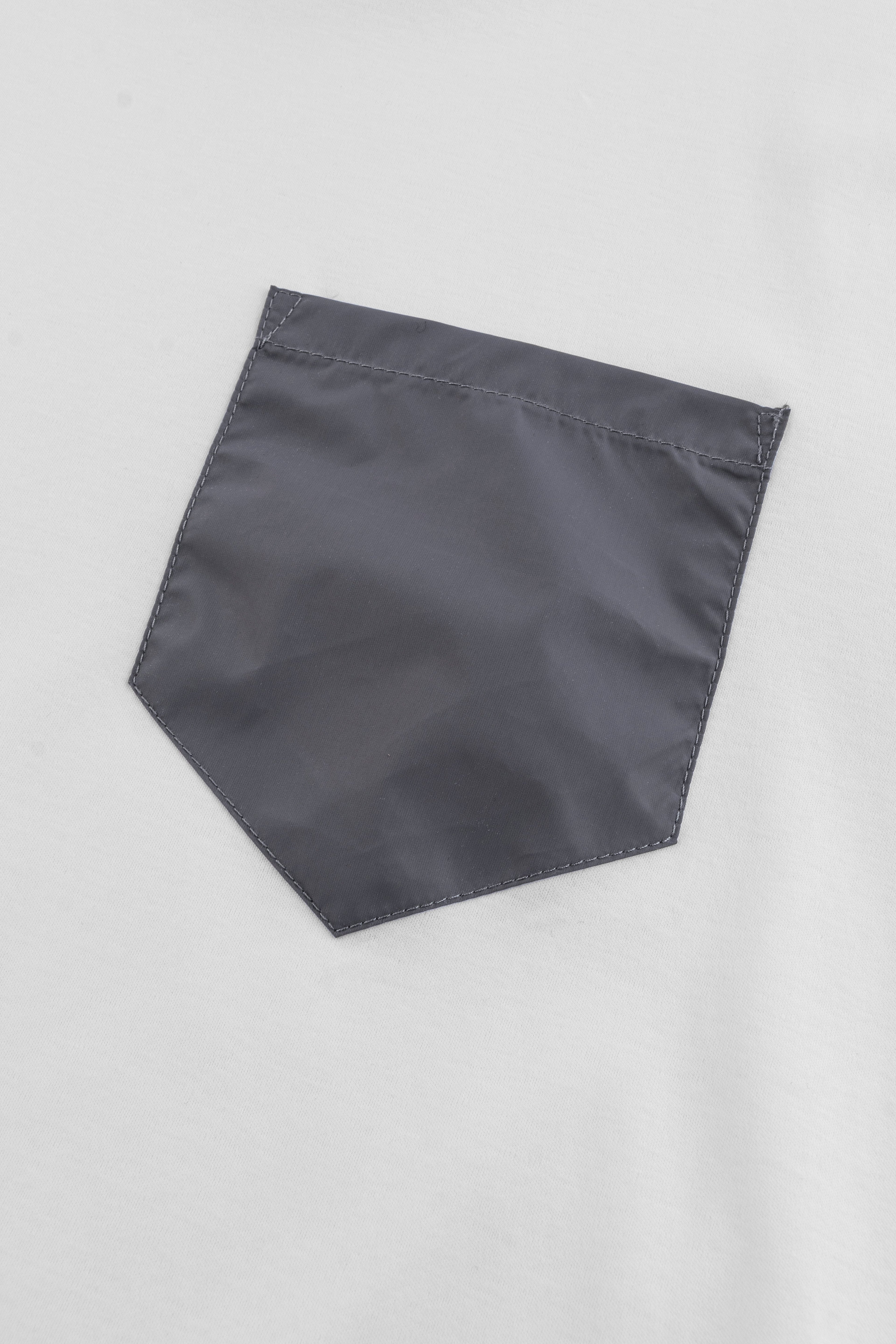 Catini Firenze Pocket T-Shirt White/Mid Grigio Grey