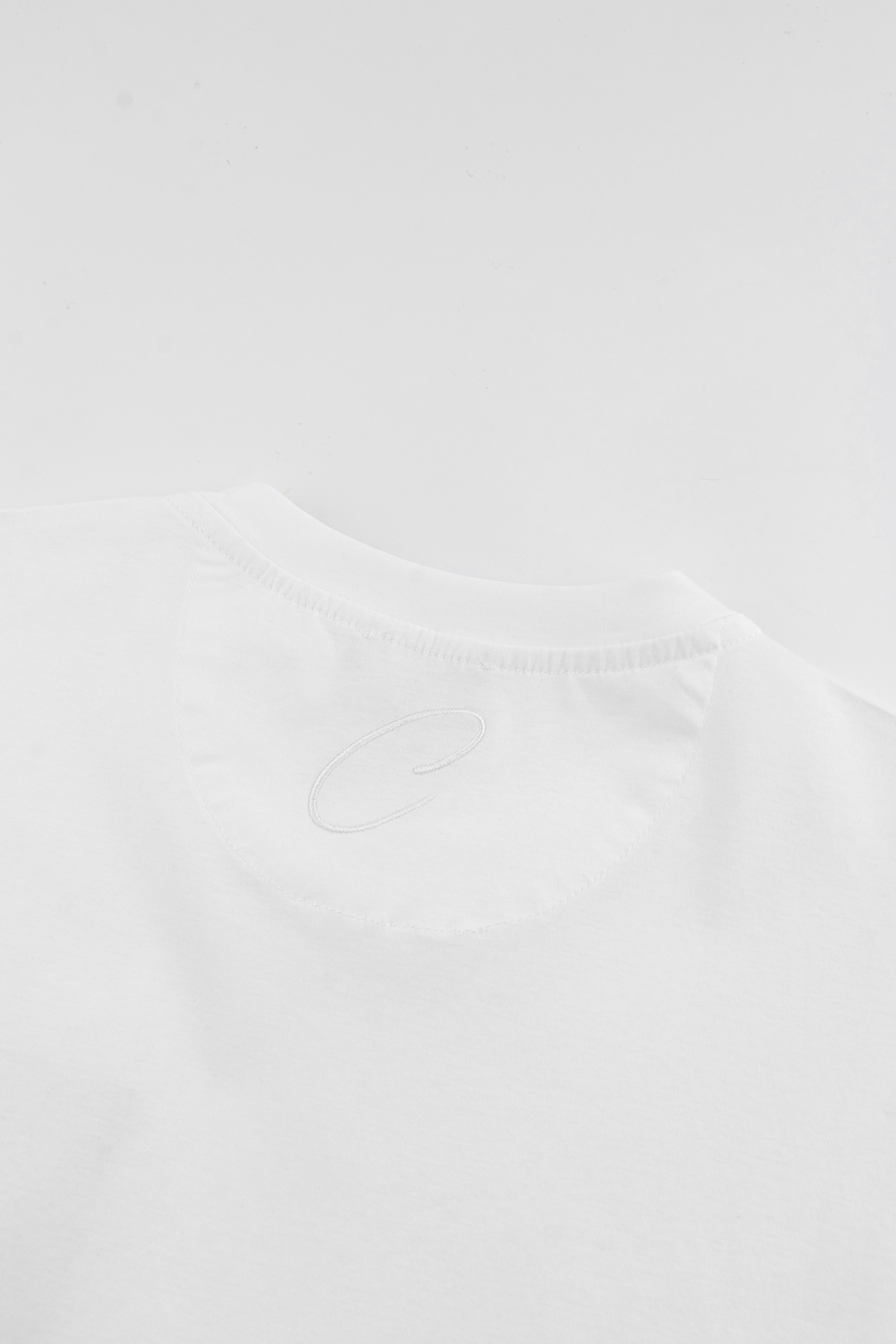 Catini Firenze Pocket T-Shirt White/Deep Blue