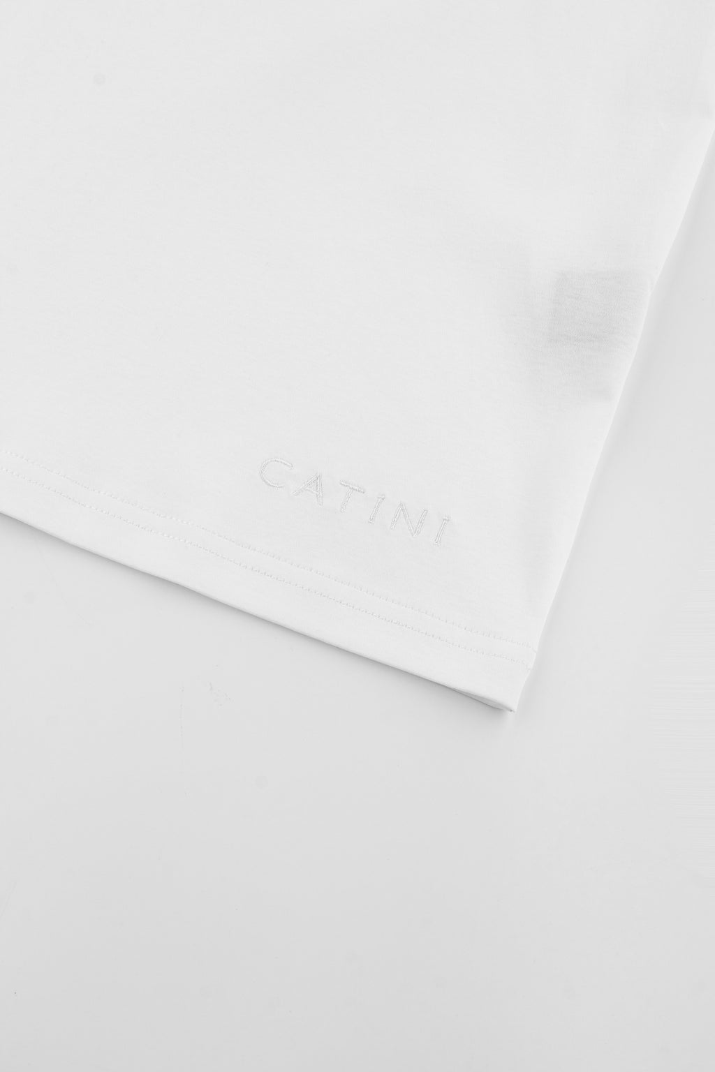 Catini Firenze Pocket T-Shirt White/Light Blue