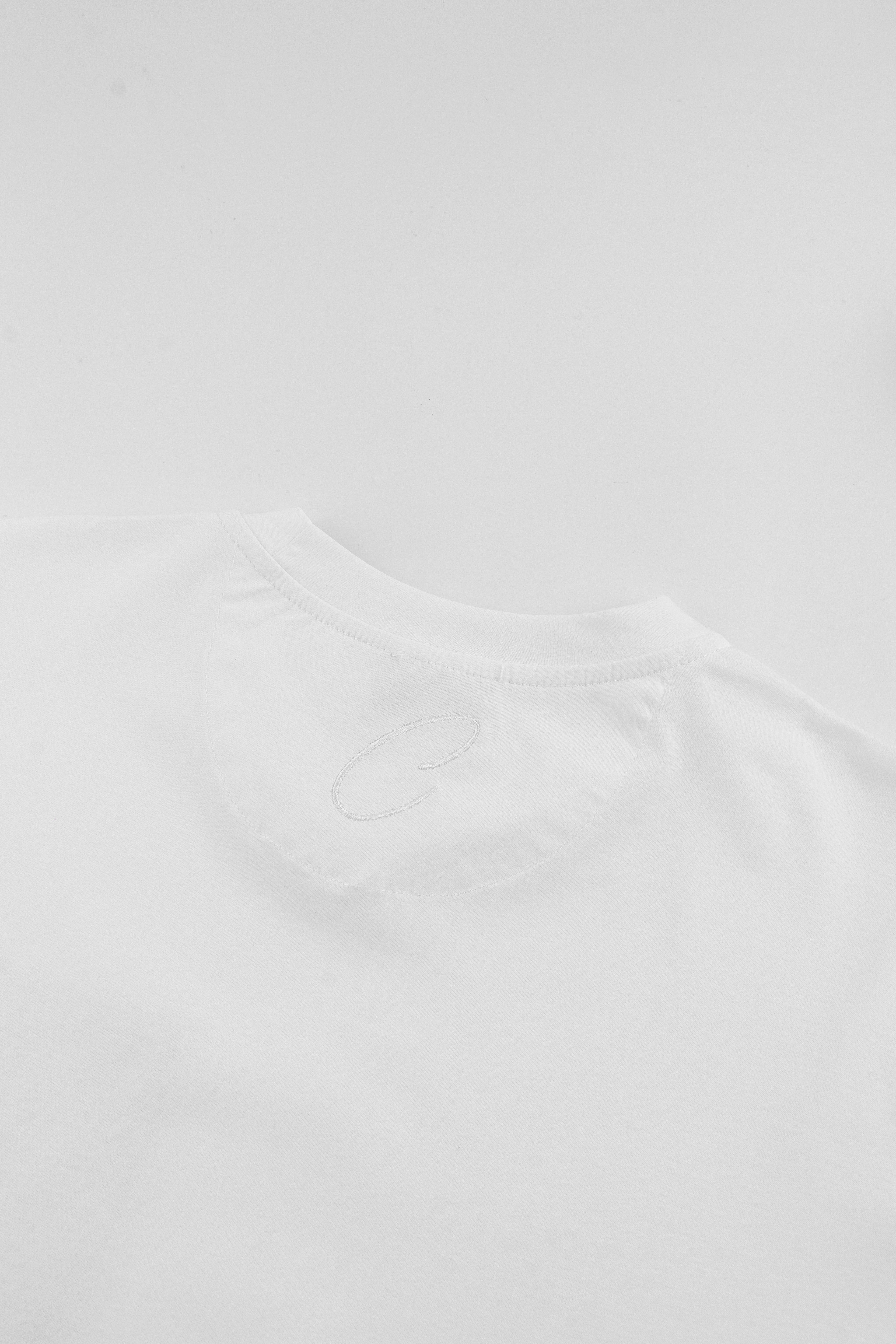 Catini Firenze Pocket T-Shirt White/Light Blue