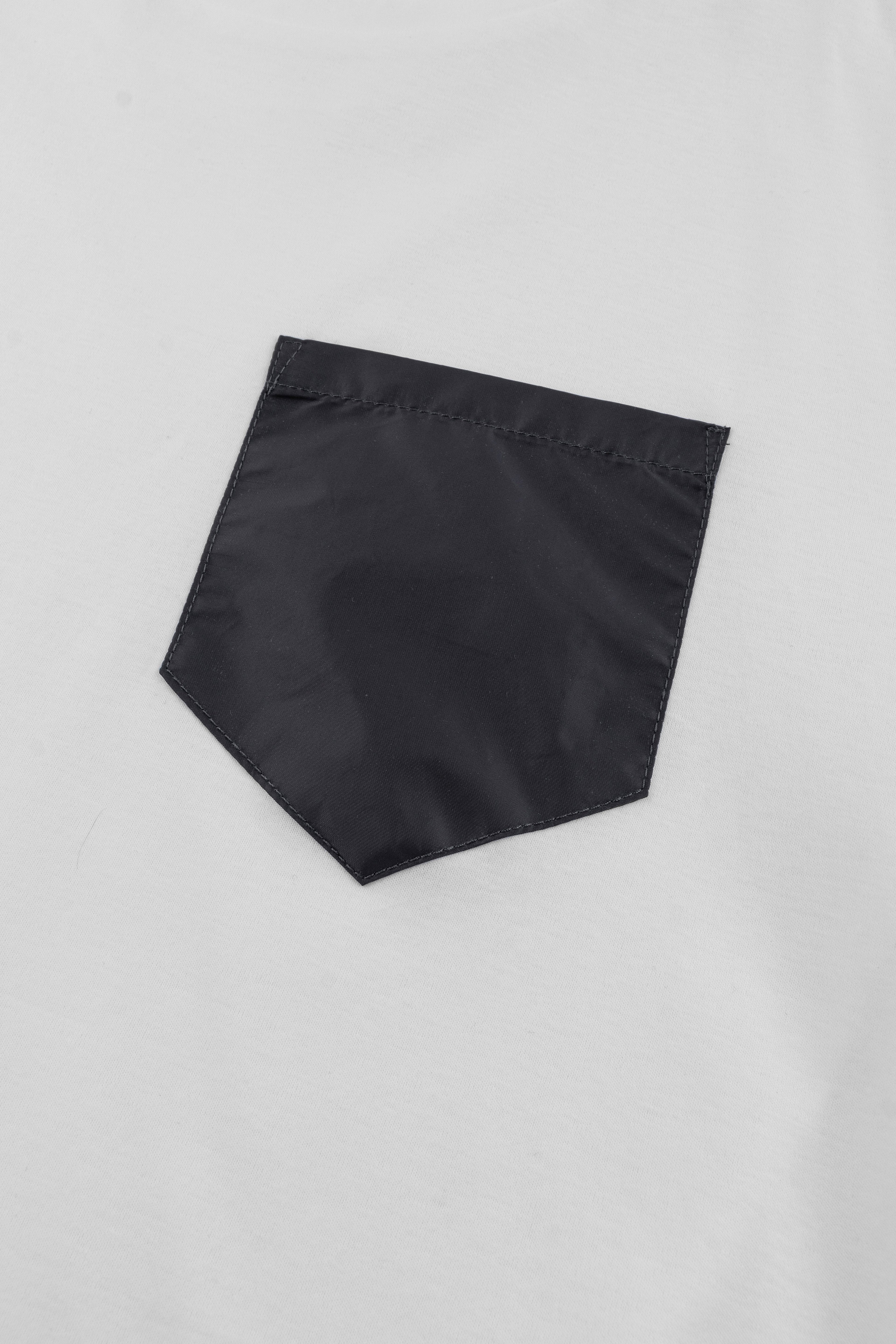 Catini Firenze Pocket T-Shirt White/Steel Grey