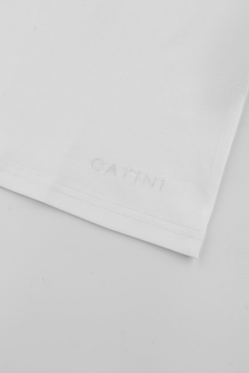 Catini Firenze Pocket T-Shirt White/Steel Grey