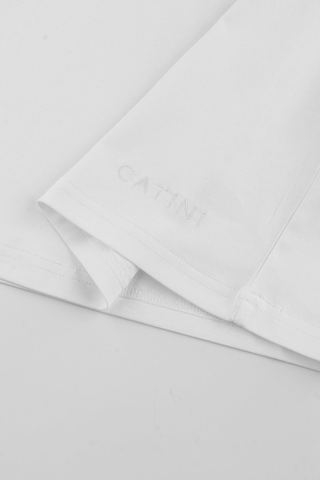 Catini Firenze Pocket T-Shirt White/Steel Grey