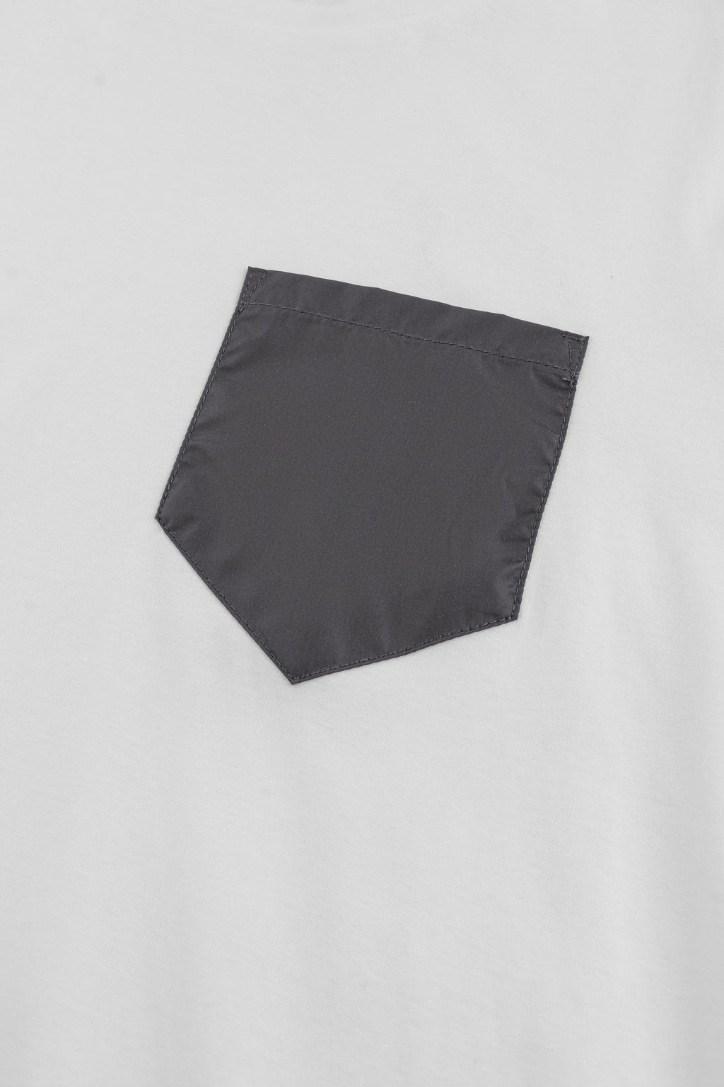 Catini Firenze Pocket T-Shirt White/Dark Grigio Grey