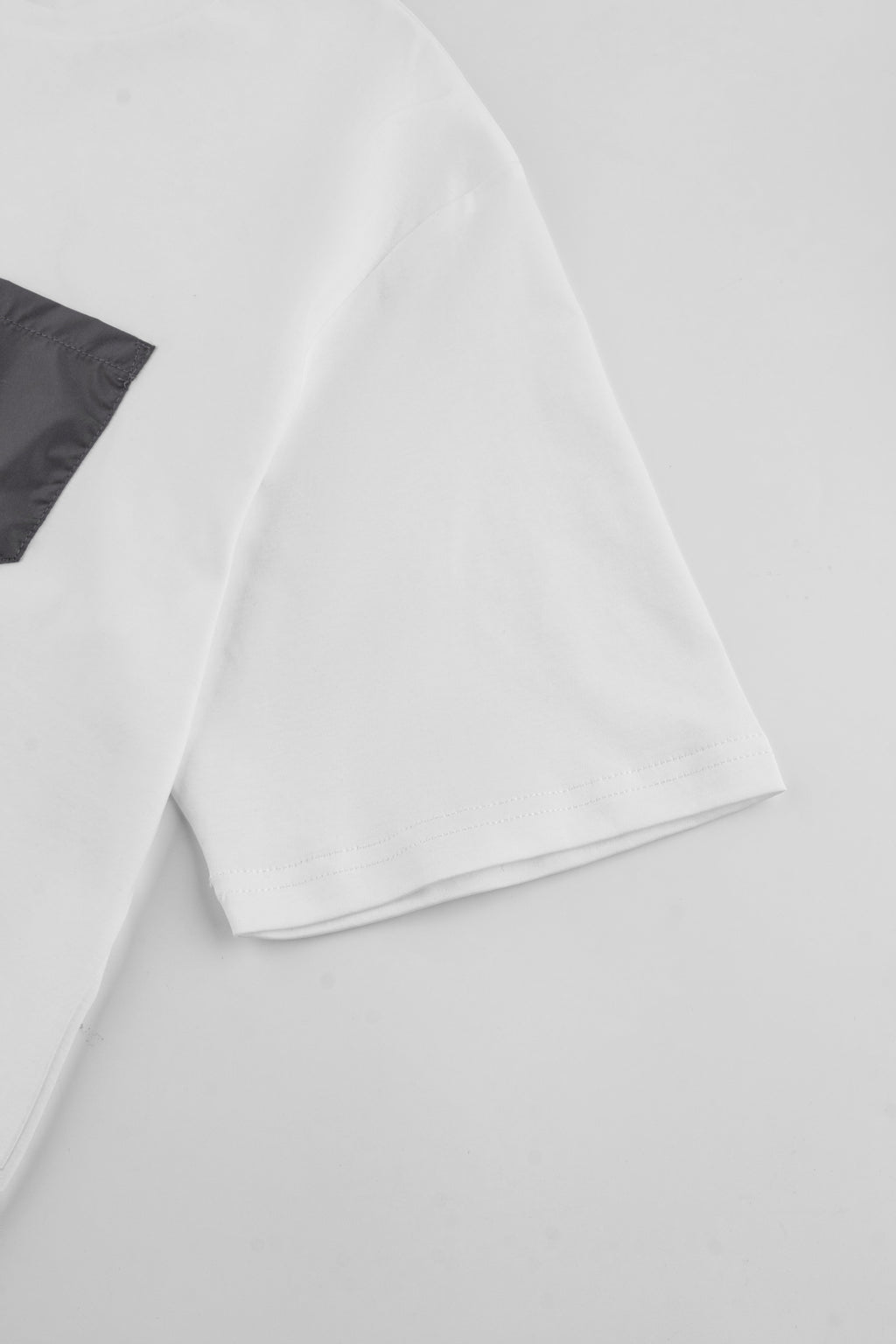 Catini Firenze Pocket T-Shirt White/Dark Grigio Grey