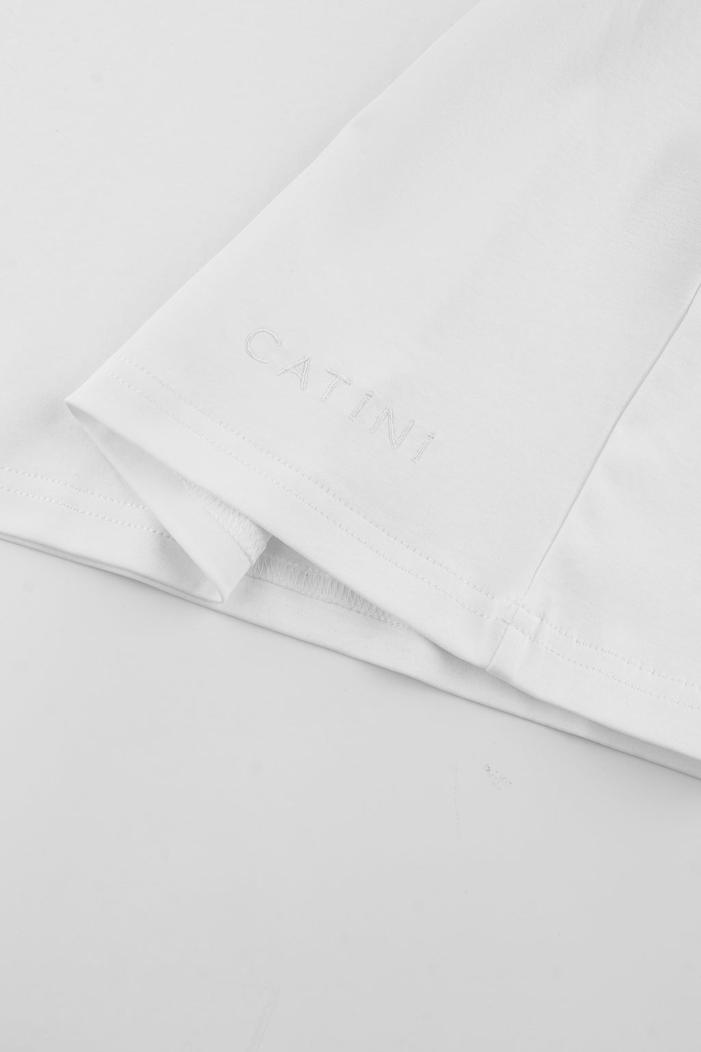 Catini Firenze Pocket T-Shirt White/Dark Grigio Grey