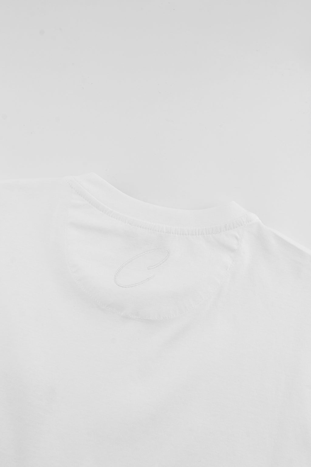 Catini Firenze Pocket T-Shirt White/Dark Grigio Grey