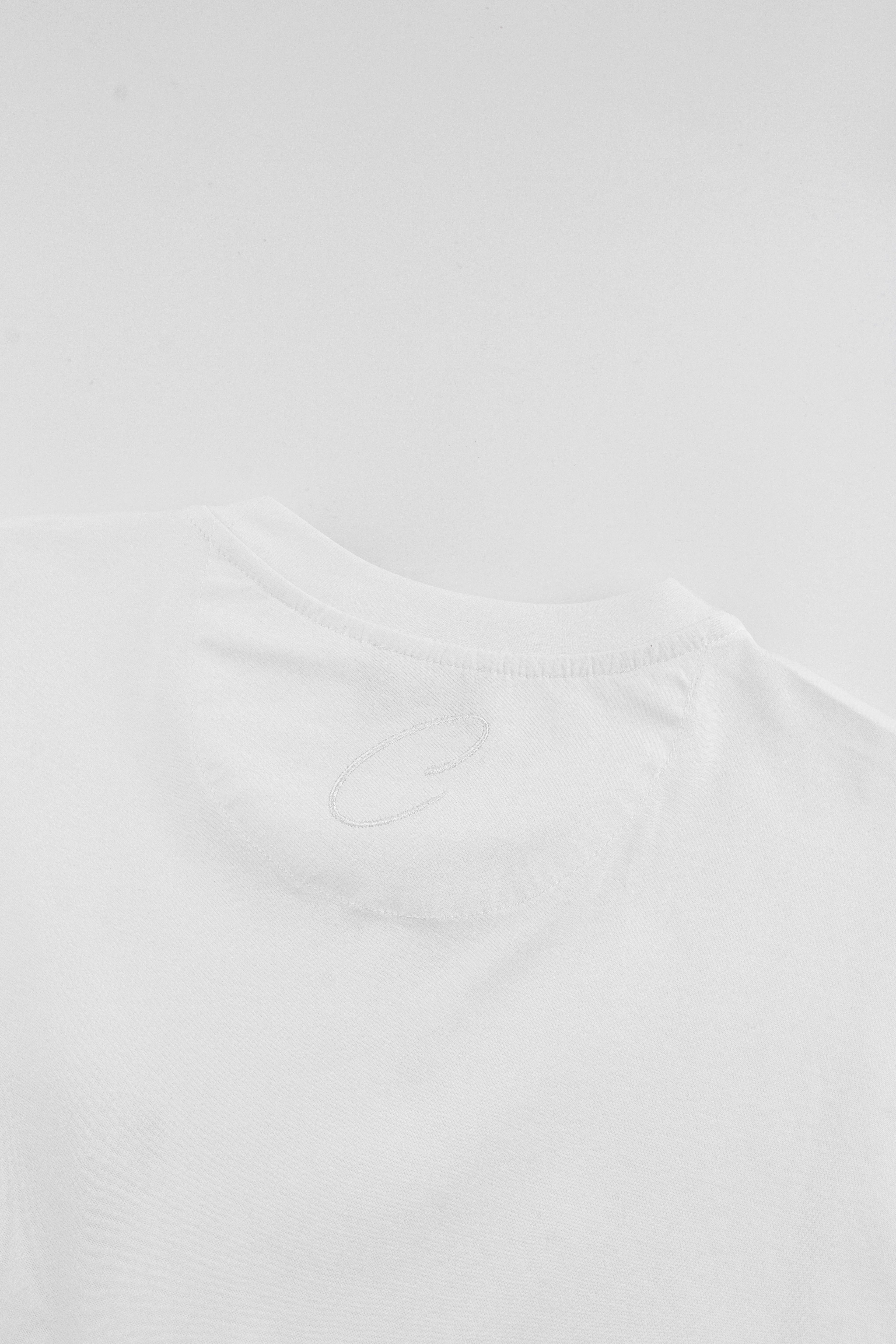 Catini Firenze Pocket T-Shirt White/Dark Grigio Grey