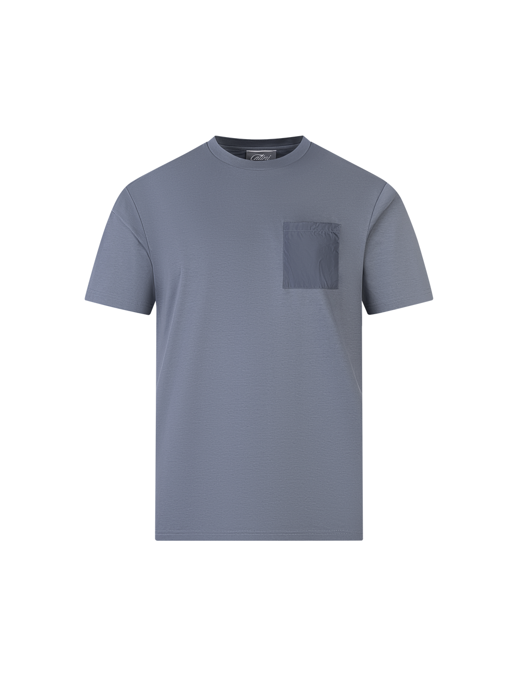 Catini Firenze Pocket T-Shirt Steel Blue/Slate