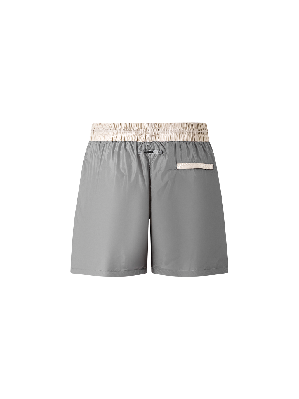 Catini Baratti Contrast Waistband Versatile Shorts Light Grey/Arenaria Beige