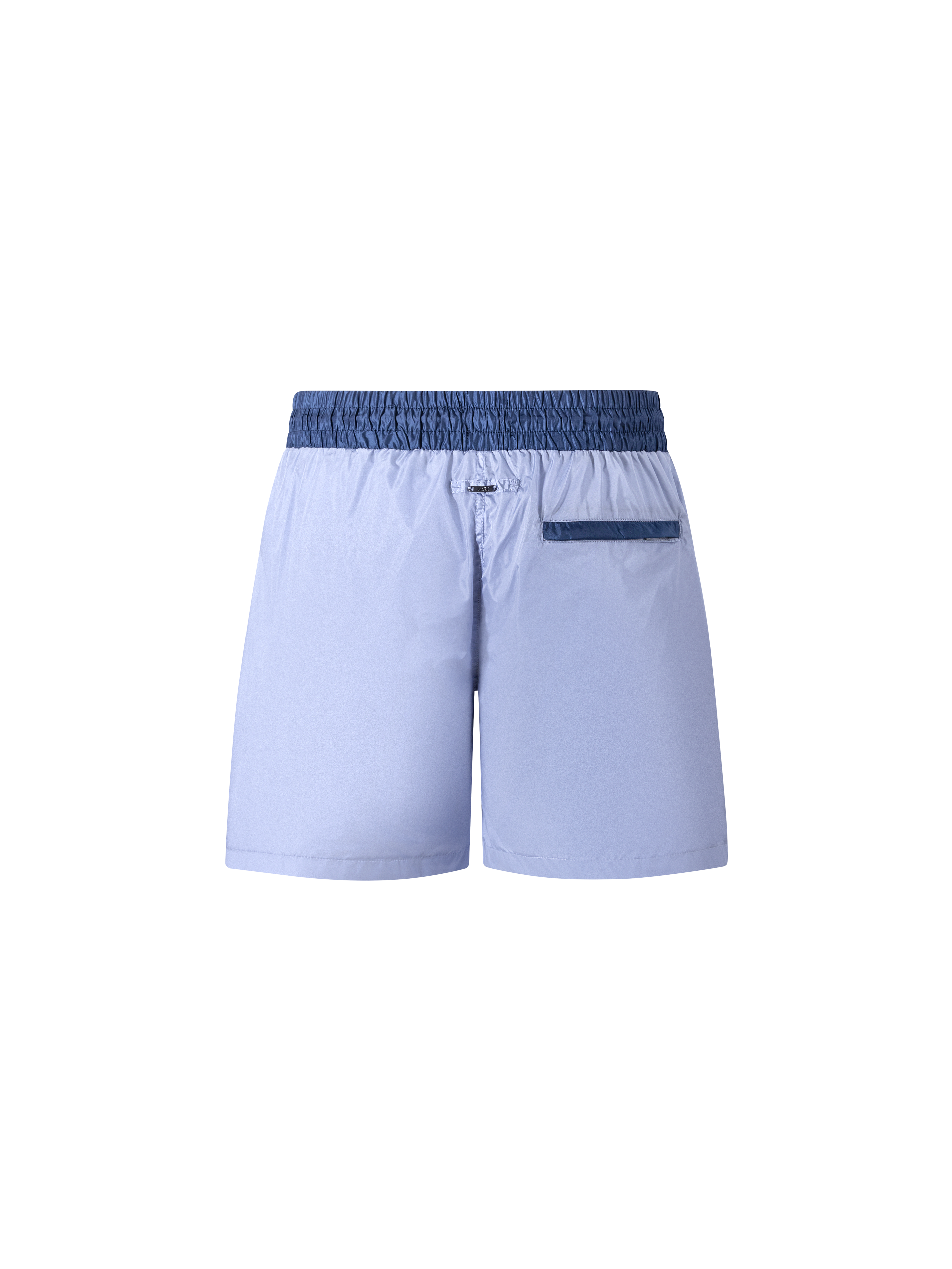 Catini Baratti Contrast Waistband Versatile Shorts Light Blue/Navy Blue