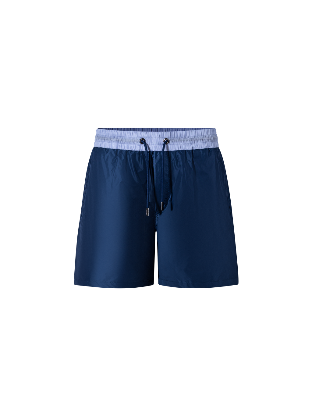 Catini Baratti Contrast Waistband Versatile Shorts Navy Blue/Light Blue