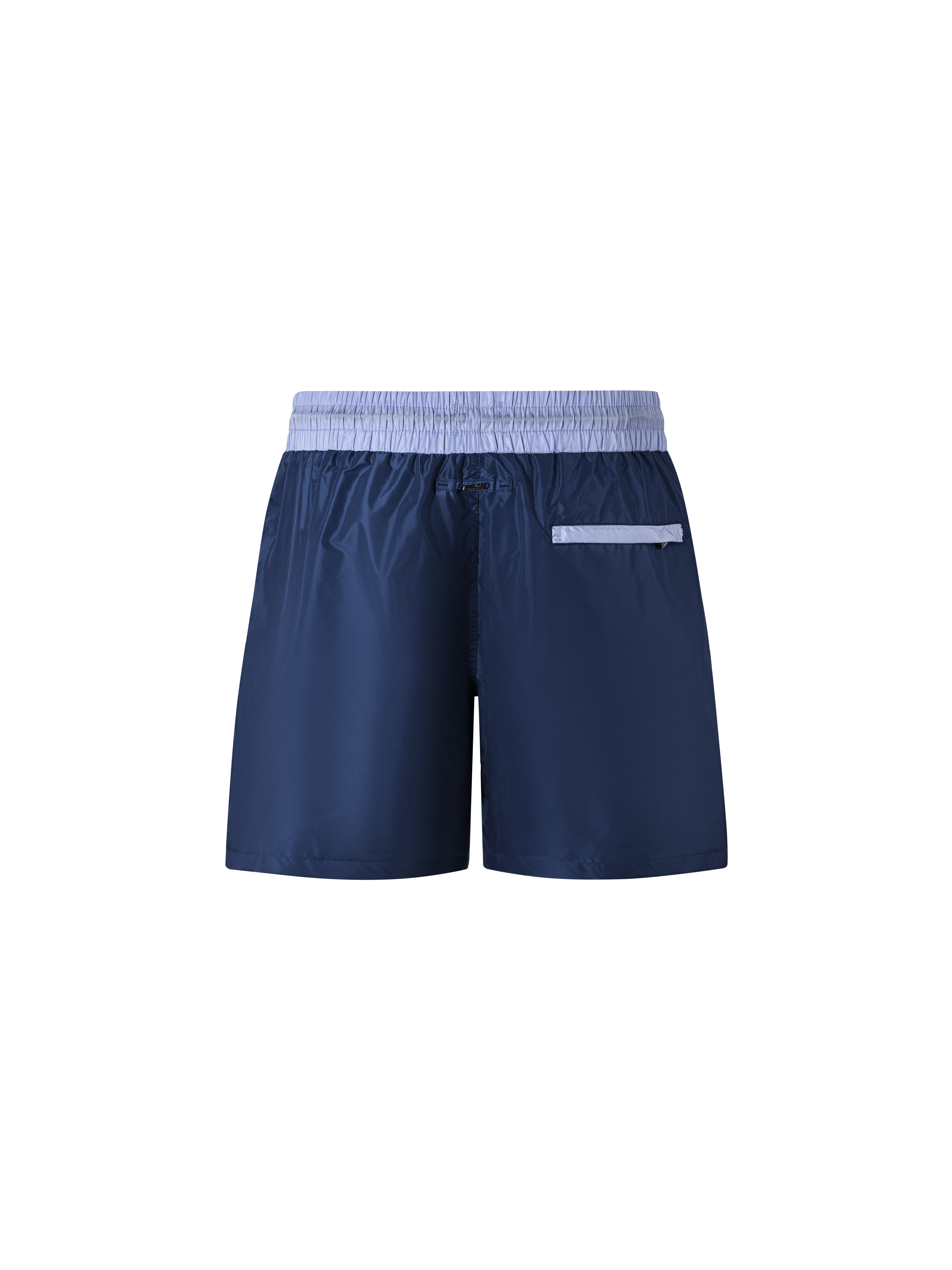 Catini Baratti Contrast Waistband Versatile Shorts Navy Blue/Light Blue